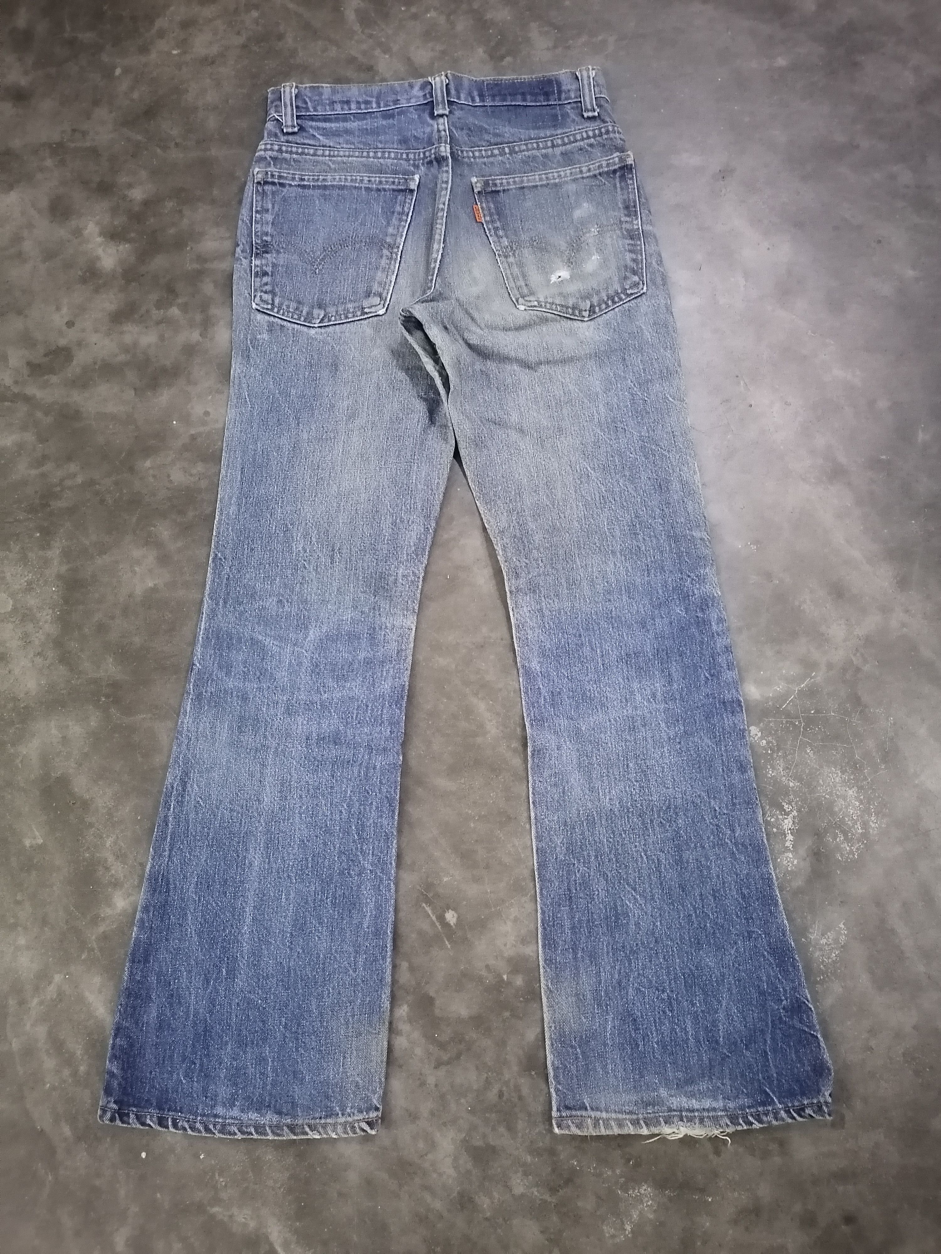 Levi's × Levi's Vintage Clothing Flare Vintage 70s Levi's 517 Orange Tab Stamp 8 Denim Pants Size US 27 - 7 Thumbnail