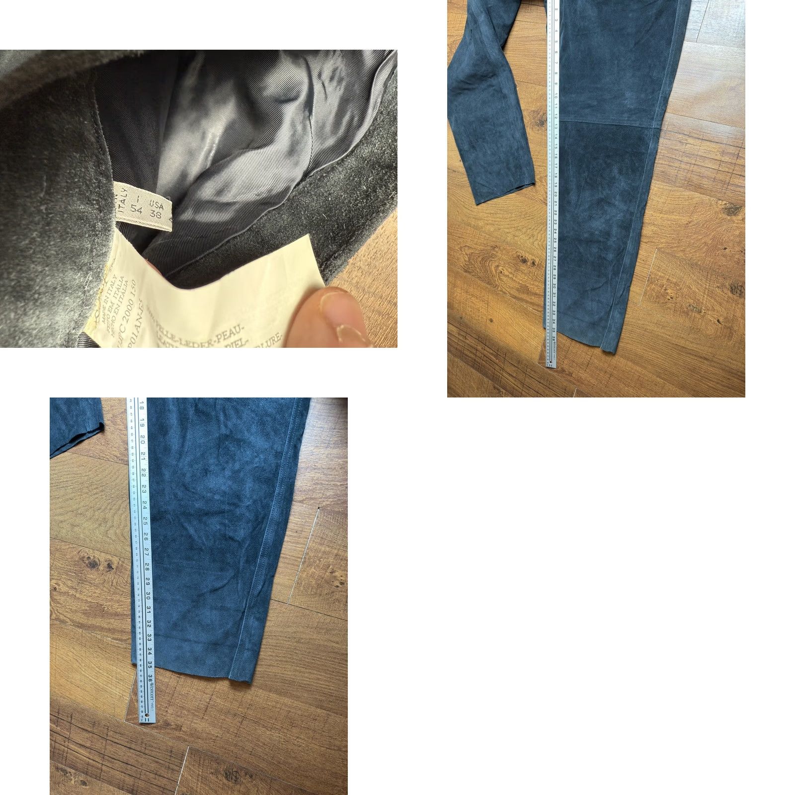 Giorgio Armani VINTAGE Giorgio Armani Milano Suede Carpenter Jeans Pants Men 38X35 Blue Car pen ter Jeans Mens 38x35 Suede Carpenter Armani Milano Jeans Mens Blue Size US 38 / EU 54 - 10 Thumbnail