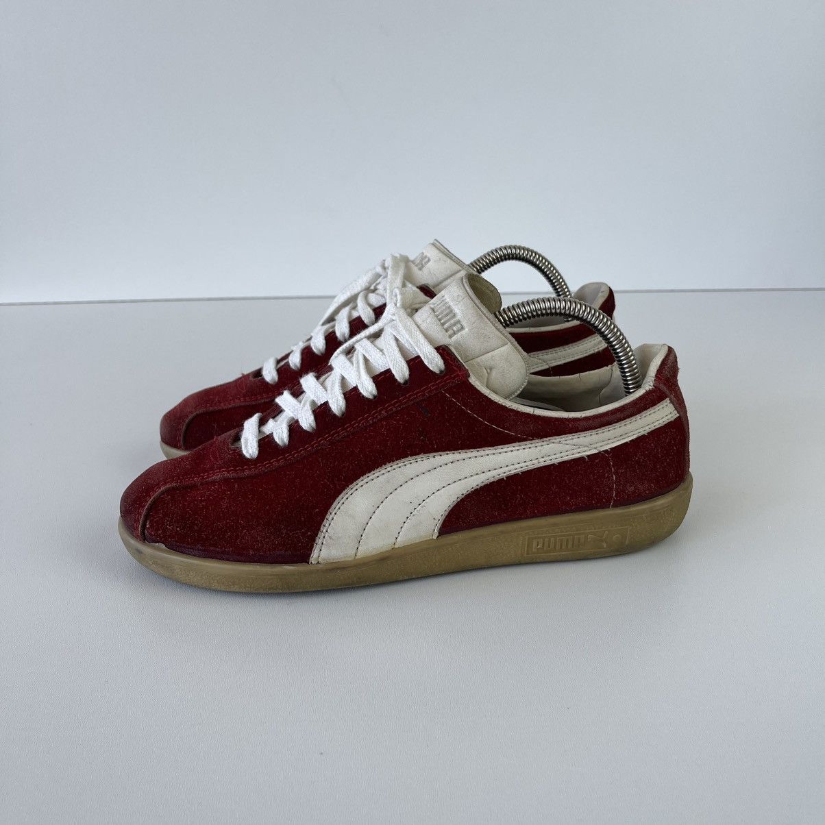 Puma Puma Red Star 70’s-80’s Vintage Shoes Red Made in France Size US 7 / EU 40 - 2 Thumbnail
