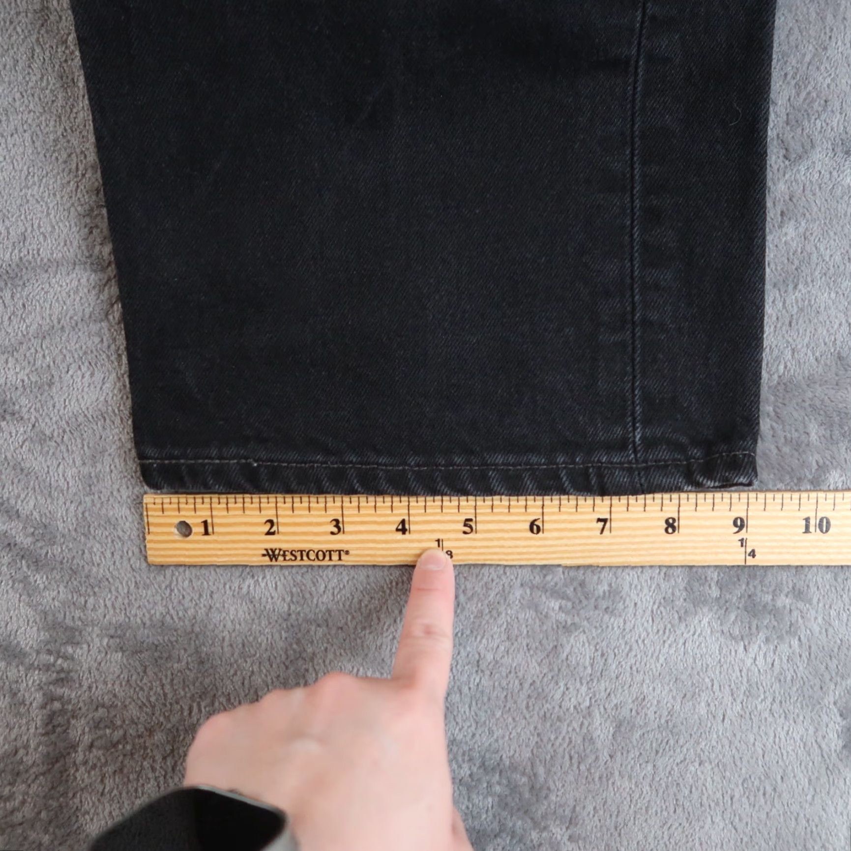 Levi's VINTAGE Levi's 501 Jeans Size 42x32 Straight Denim Black Mens 2000s USA Size US 42 / EU 58 - 4 Thumbnail