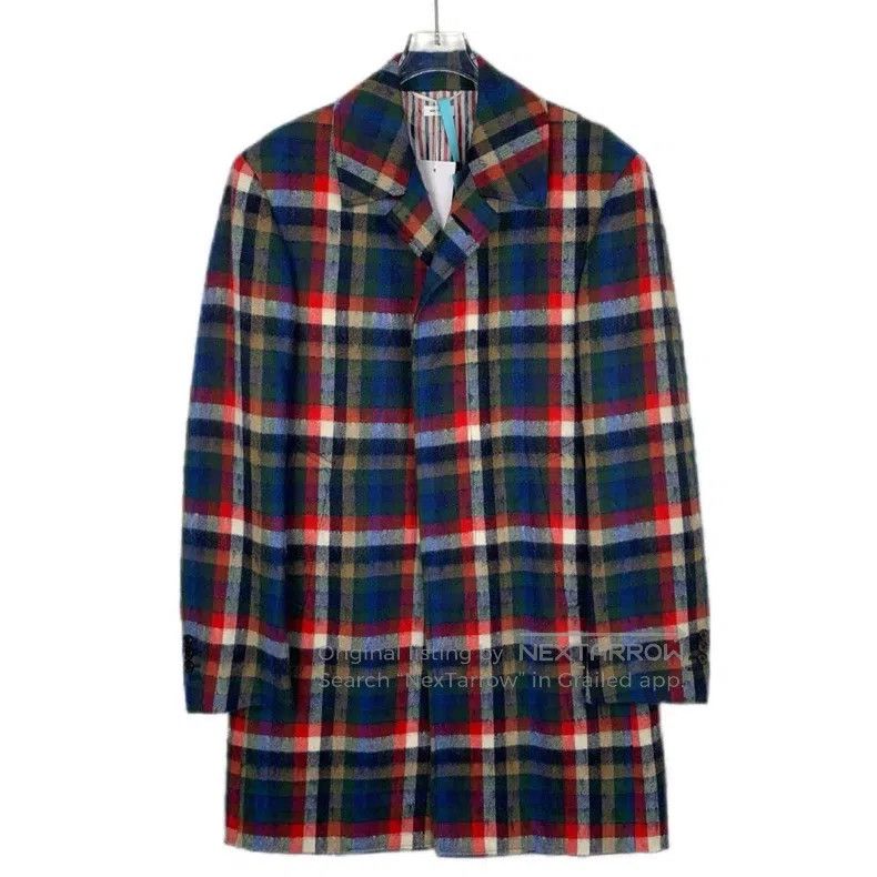 Thom Browne Thom Browne Vest with collar, checkered pattern, and color Size US XS / EU 42 / 0 - 1 Thumbnail