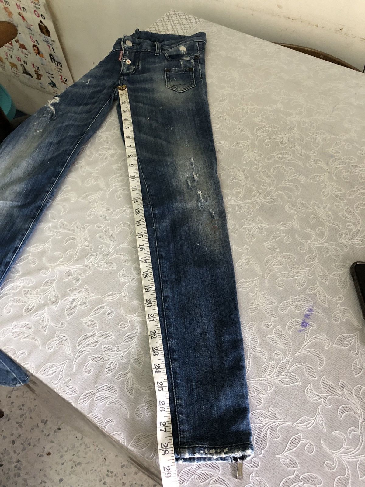 Dsquared2 Dsquared2 Distressed Punk Design Skinny Denim Size 26" / US 2 / IT 38 - 15 Thumbnail