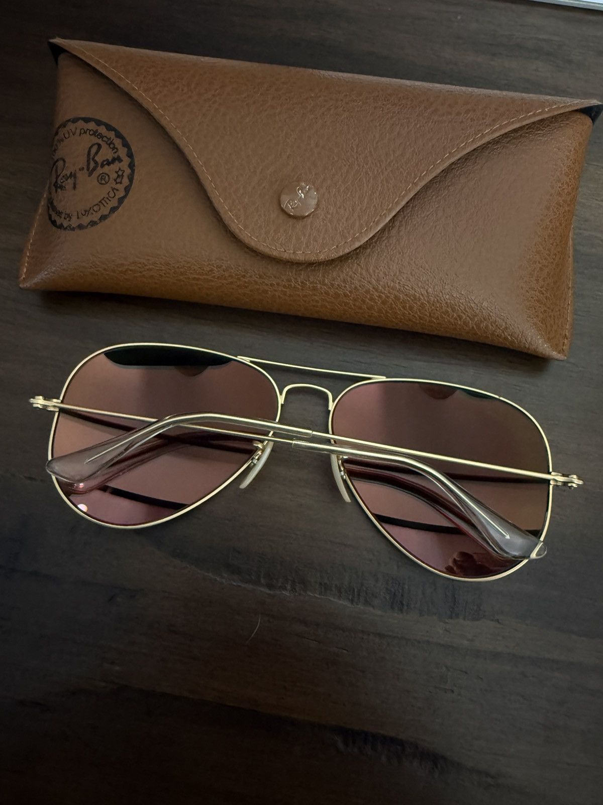 RayBan Red Flash Aviator Sunglasses Size ONE SIZE - 3 Thumbnail