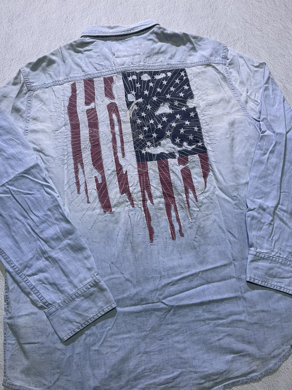 Denim & Supply Ralph Lauren VINTAGE RALPH LAUREN long sleeve shirt Size US L / EU 52-54 / 3 - 2 Thumbnail