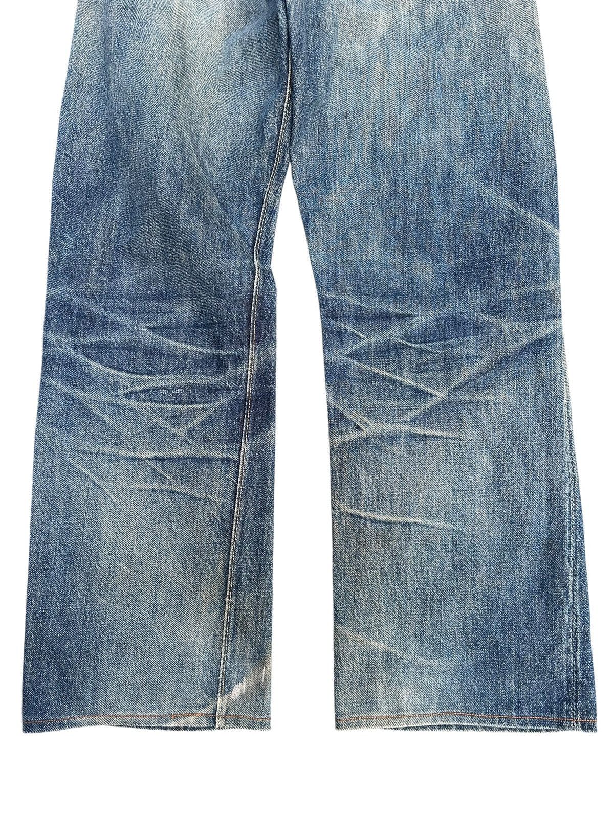 Kapital Vintage Skull Fab Four Selvedge Distressed Denim Jeans Size US 28 / EU 44 - 15 Thumbnail