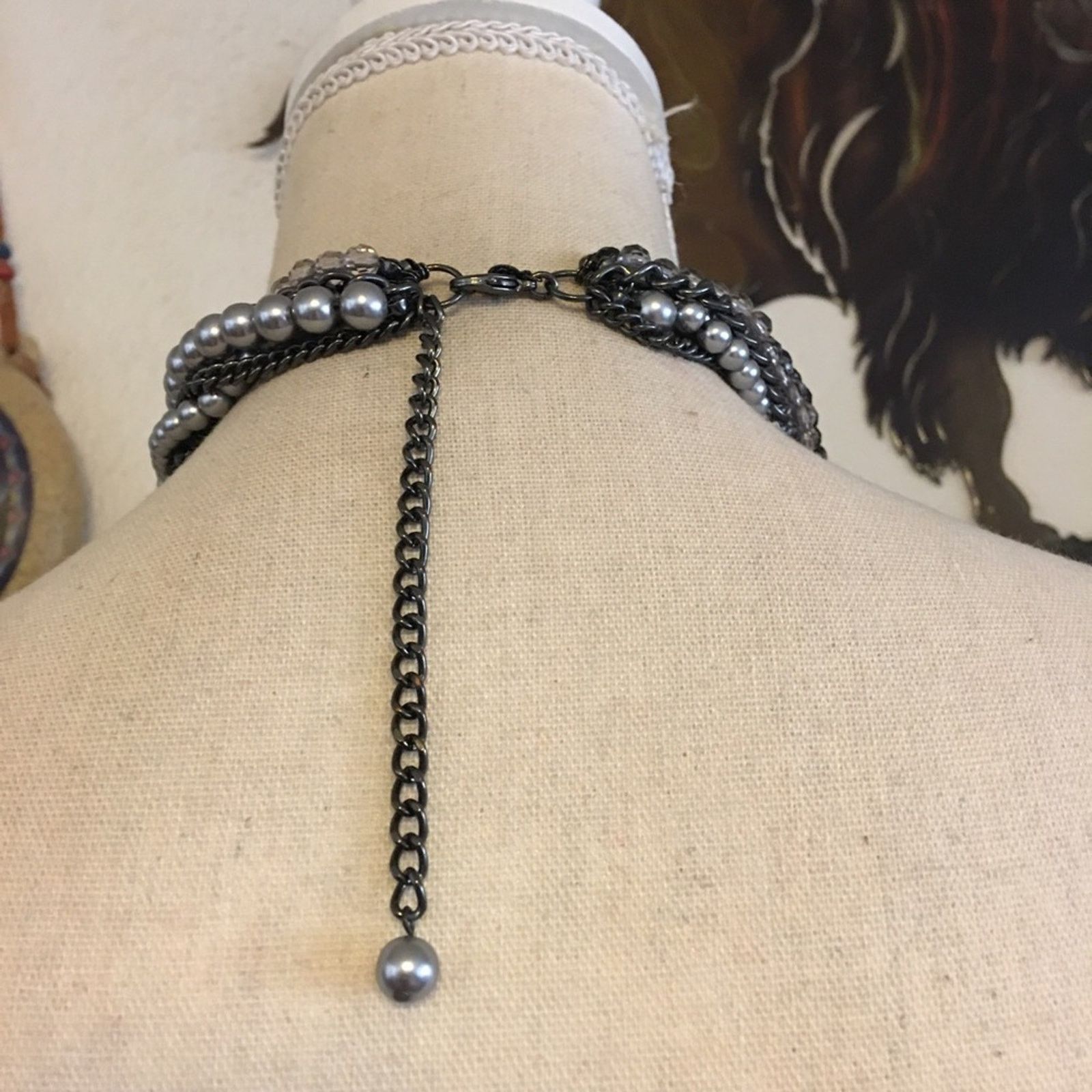 Jewelry Premier Designs twisted pearl and chain necklace Size ONE SIZE - 5 Thumbnail