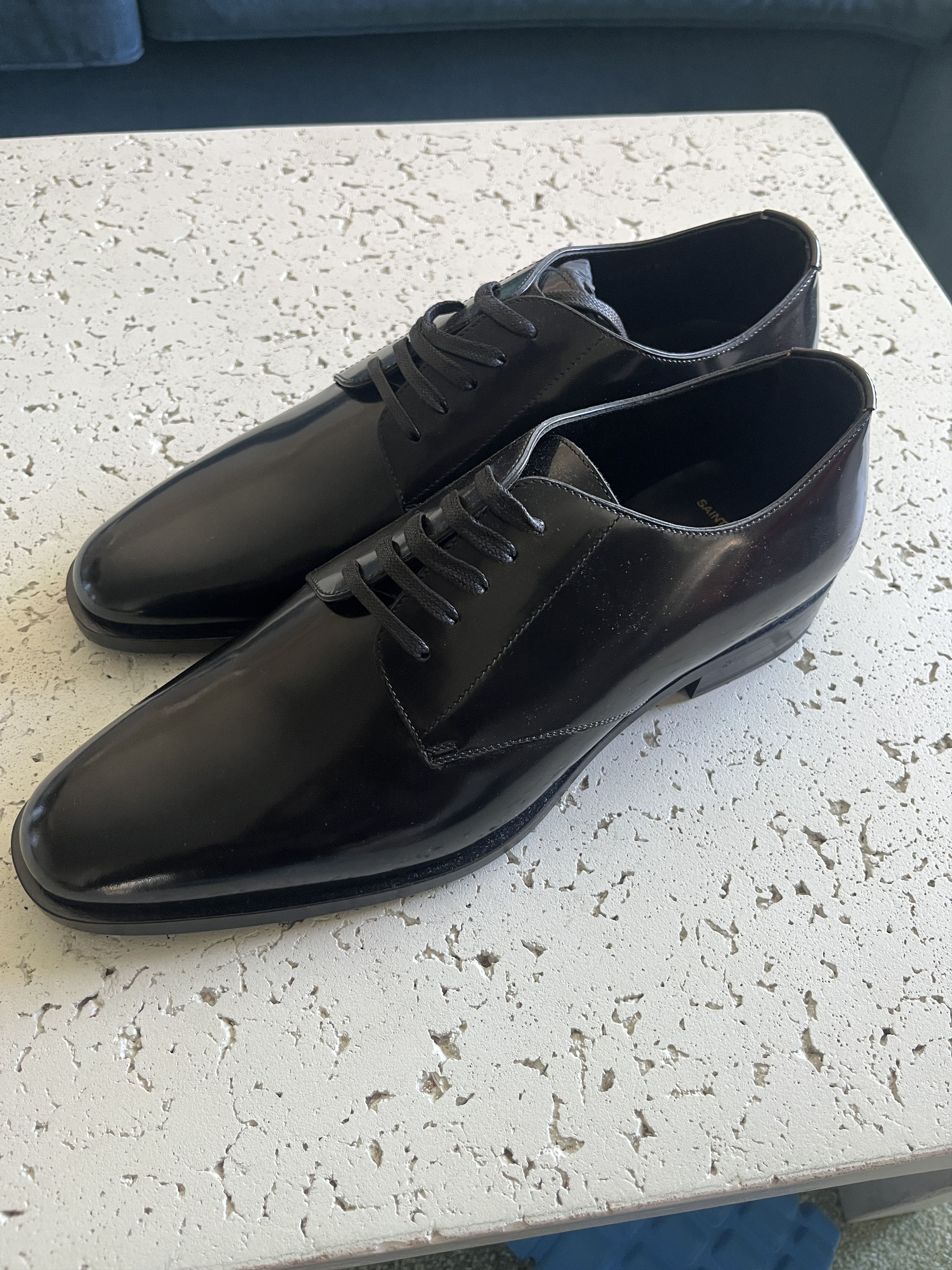 Saint Laurent Paris Mont 25 Derby Size US 12 / EU 45 - 3 Thumbnail
