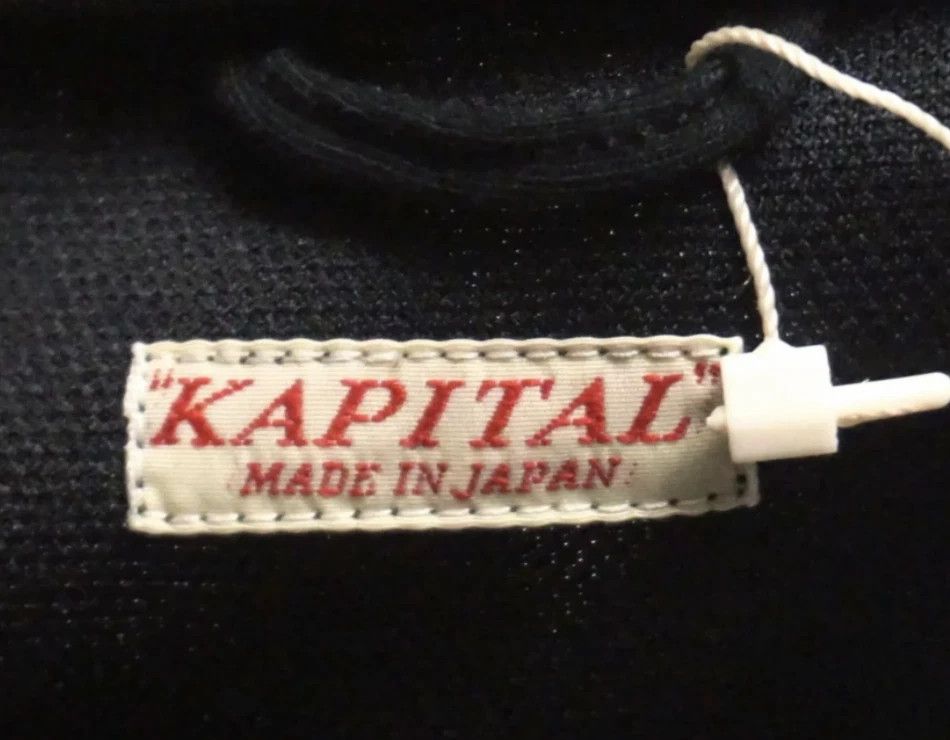 Kapital SKA TAPE TRACK JACKET BLACK Velvet Embroidered Size US M / EU 48-50 / 2 - 4 Thumbnail