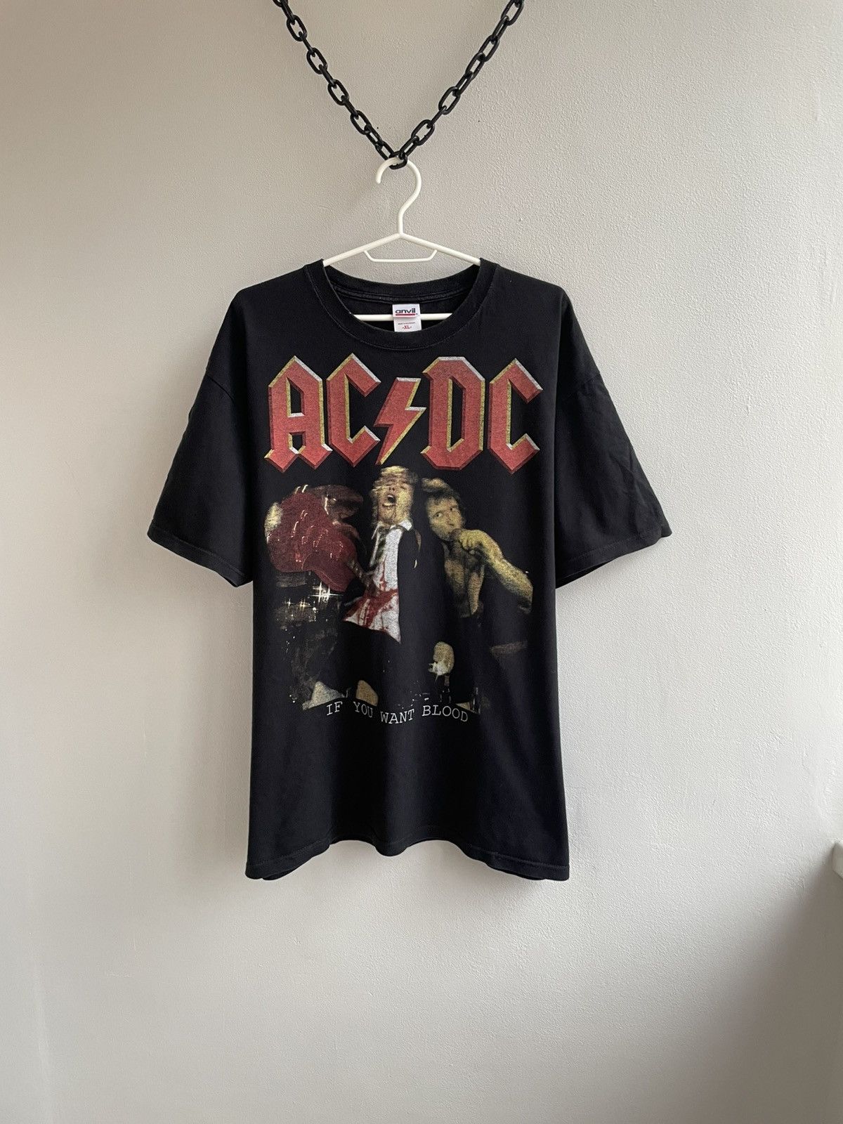 Vintage ACDC AC/DC 2000s 90s 00s HIGHWAY TO HELL T shirt merch Tee Size US XL / EU 56 / 4 - 1 Thumbnail