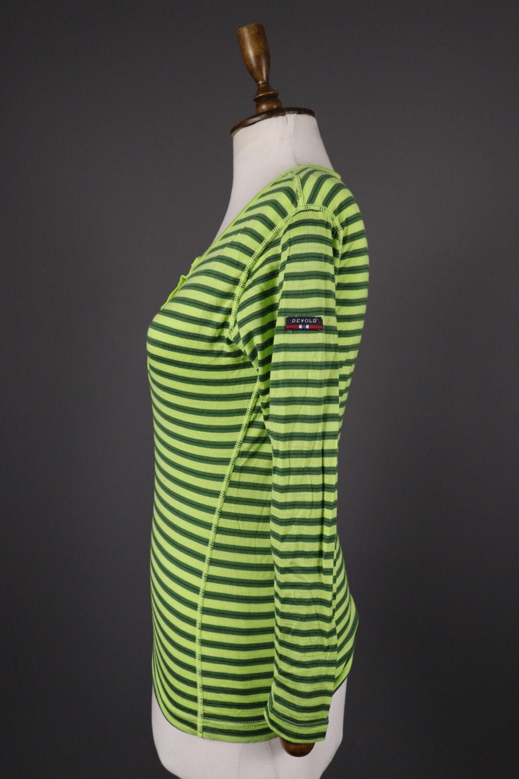 Designer Devold Breeze Multicolor Stripe Wool Base Layer Size XS Size XS / US 0-2 / IT 36-38 - 4 Thumbnail