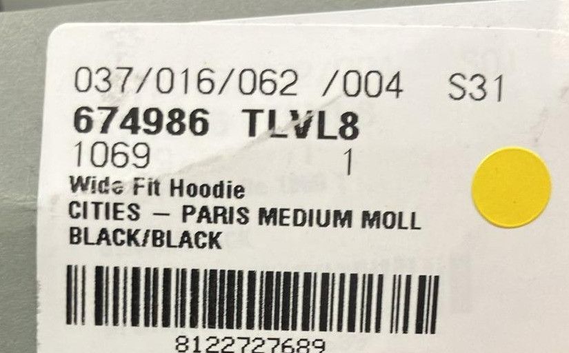 Balenciaga o1la1rc1a1024 Cities Paris Hoodie Oversized in Black Size US S / EU 44-46 / 1 - 8 Thumbnail