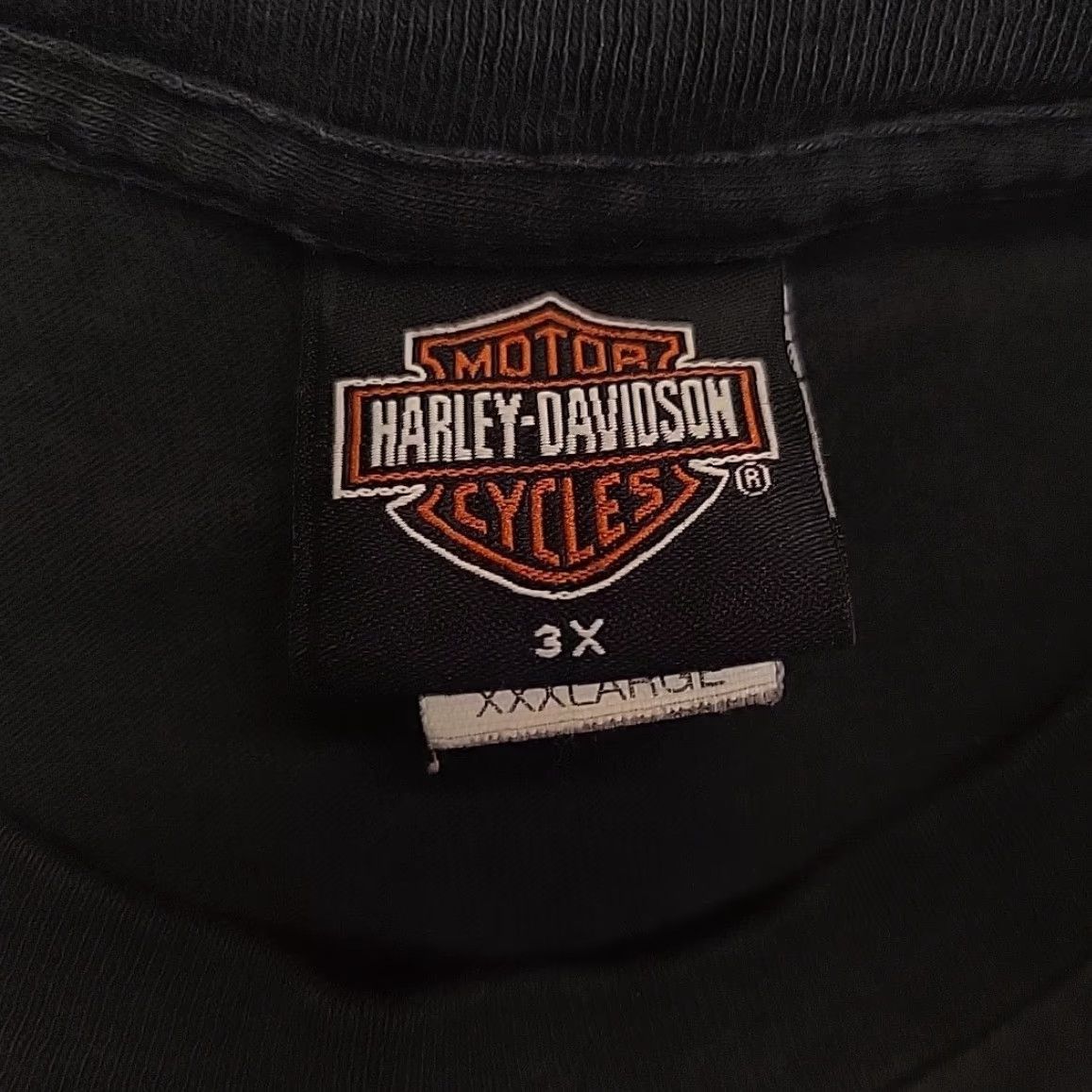 Harley Davidson VTG Harley-Davidson Shirt Mens 3XL Black Sturgis Thunder Dakota Made In The USA T-Shirt Graphic Print Crew Neck Short Sleeve Cotton Jersey Size US XXL / EU 58 / 5 - 7 Thumbnail