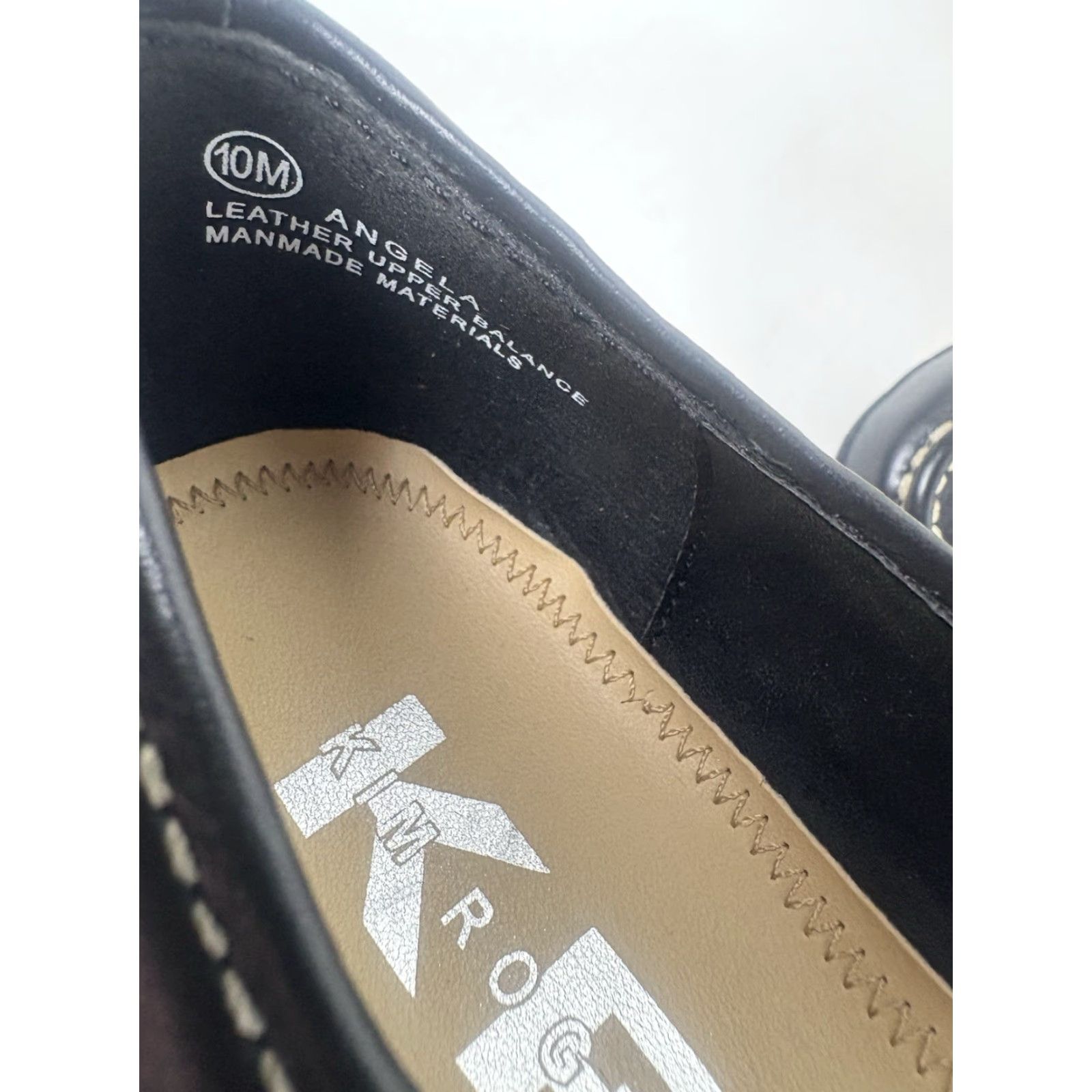 Vintage Kim Rogers Angela Women's Black Leather Slip-On Flats Size 10M Casual Comfort City Preppy Size US 10 / IT 40 - 8 Thumbnail