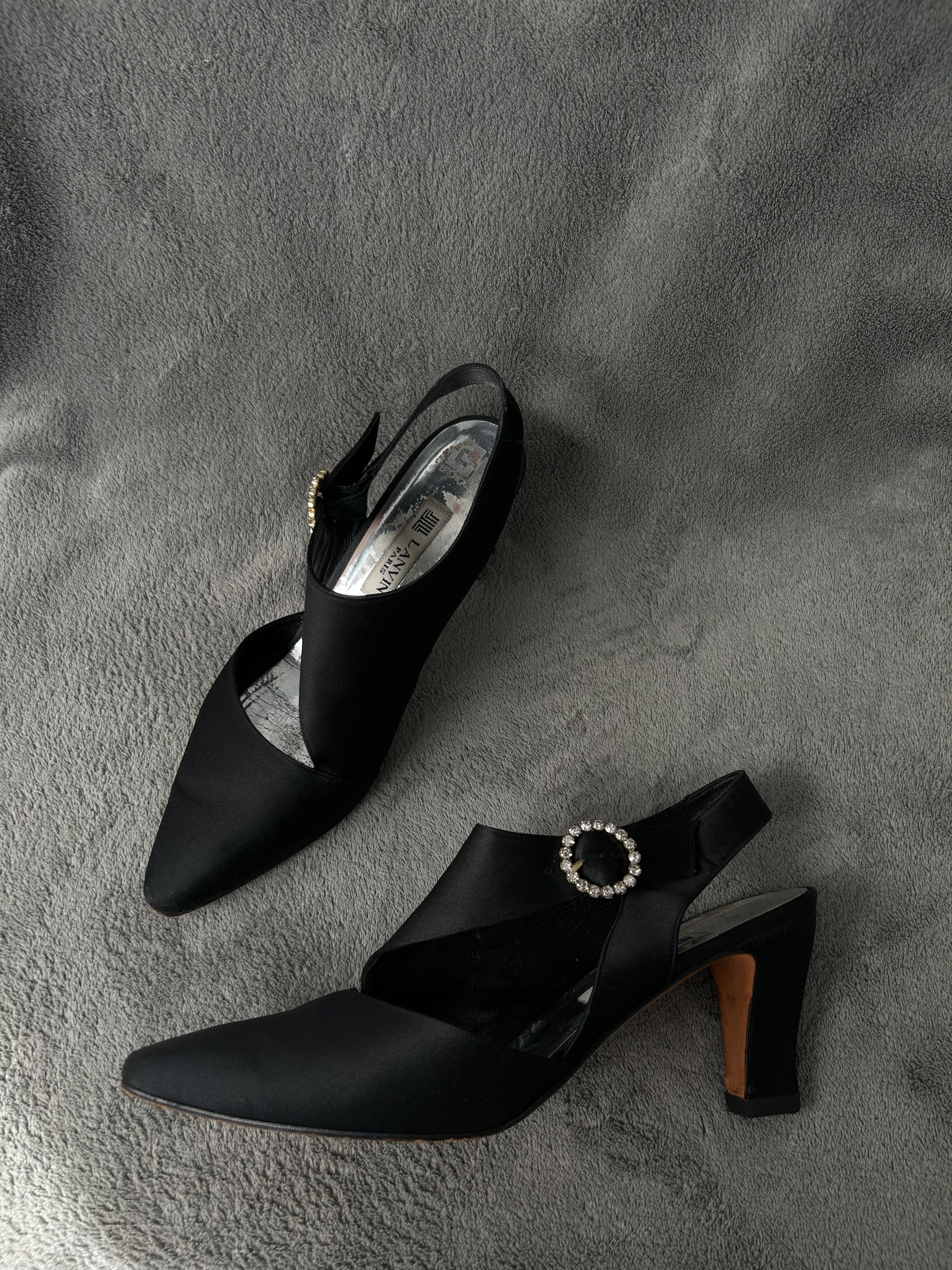 Lanvin Vintage LANVIN Paris Heels Size US 10 / IT 40 - 2 Thumbnail