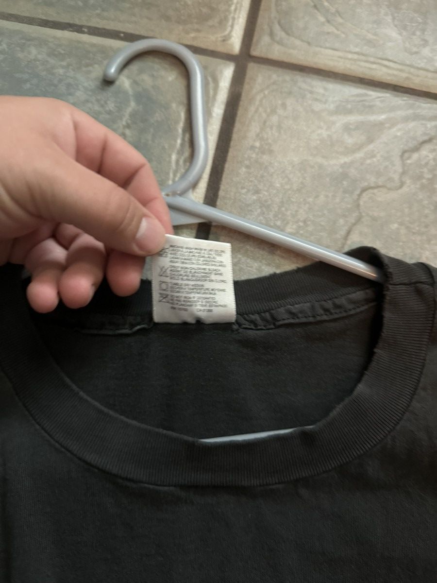 Vintage SINGLE STITCHED BLACK BLANK TEE - 1990S Size US L / EU 52-54 / 3 - 6 Thumbnail