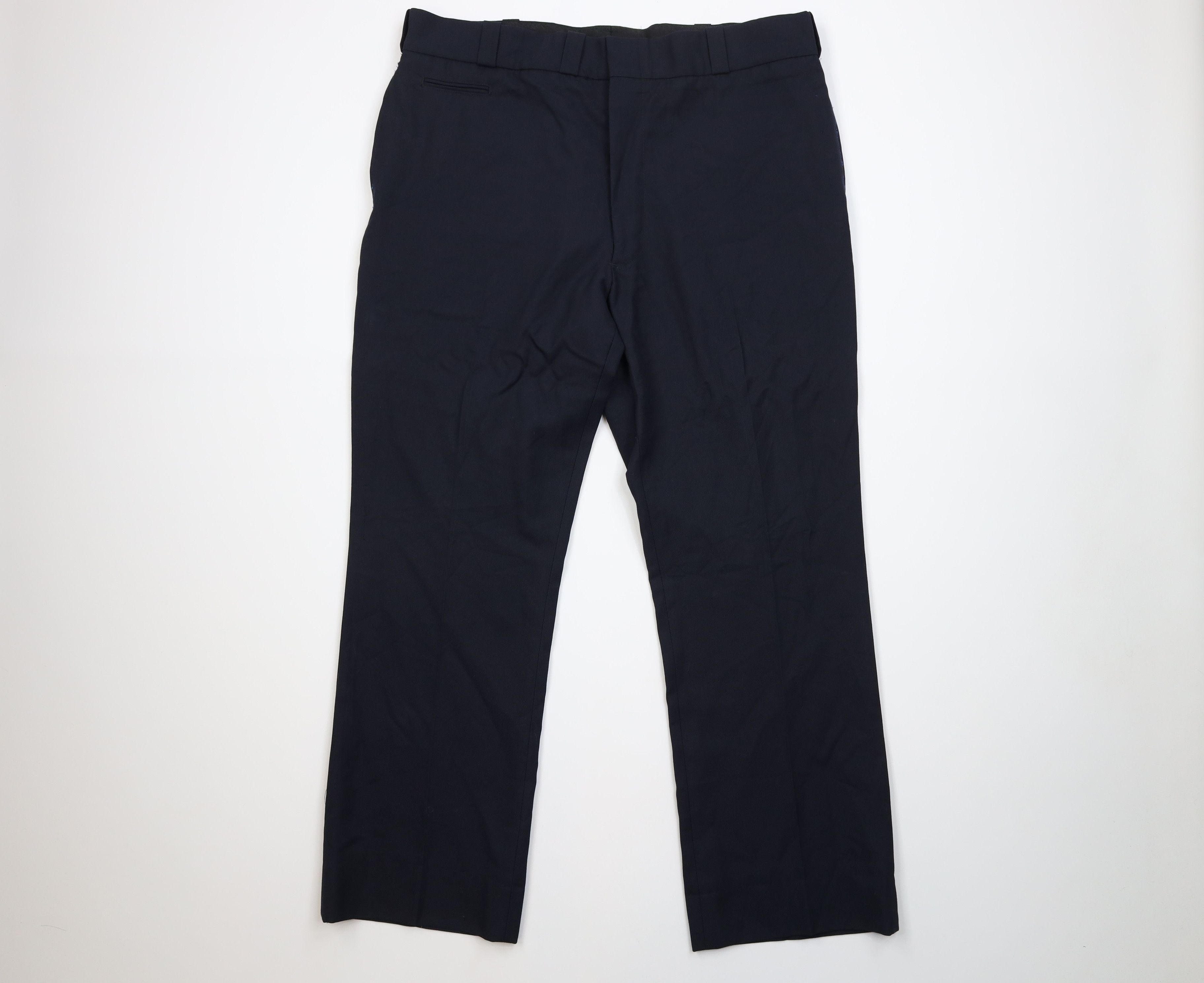 Vintage 70s Streetwear Blend Knit Wide Leg Chino Pants USA