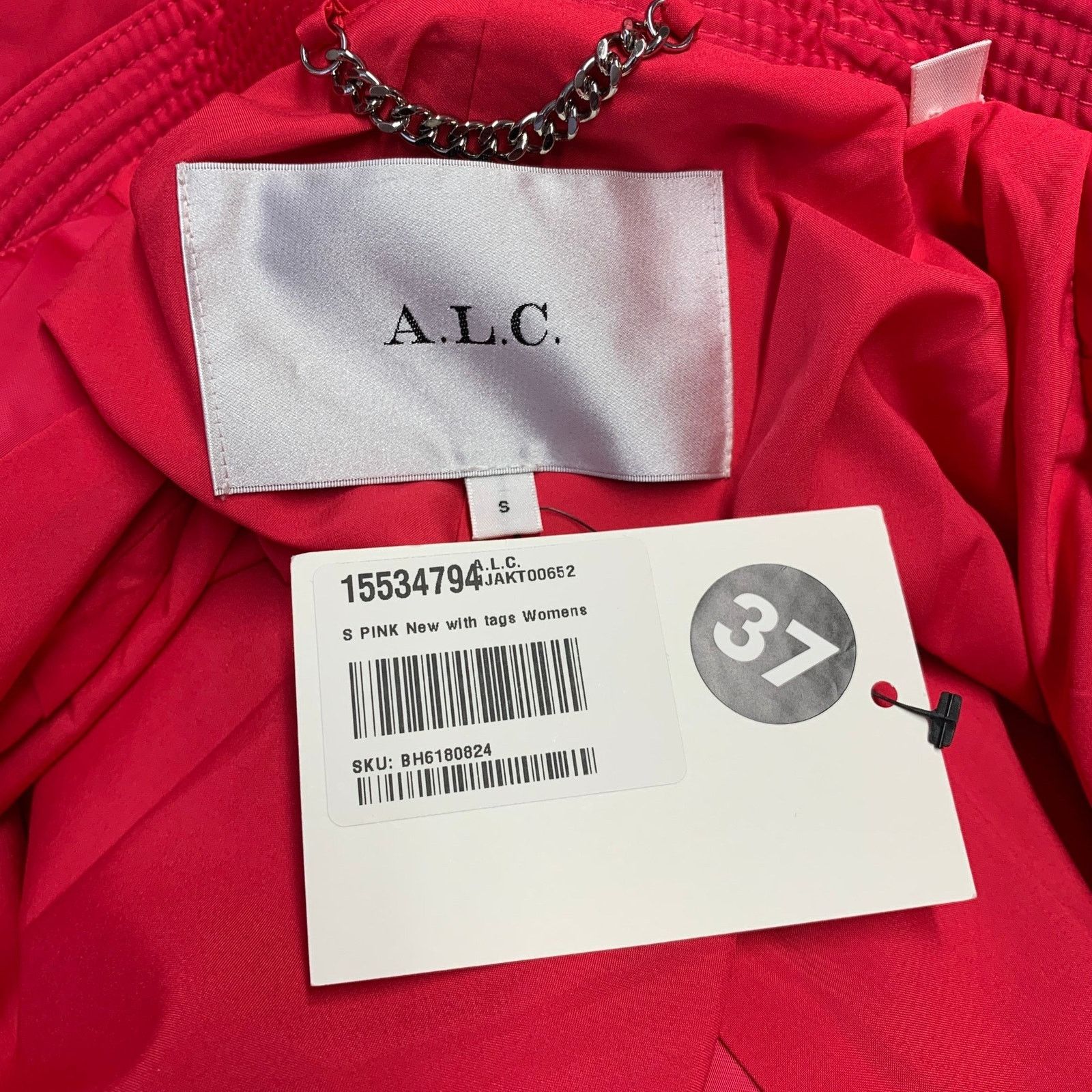 A.L.C. A.L.C. Size S Pink Polyester Snaps Jacket Size S / US 4 / IT 40 - 4 Thumbnail