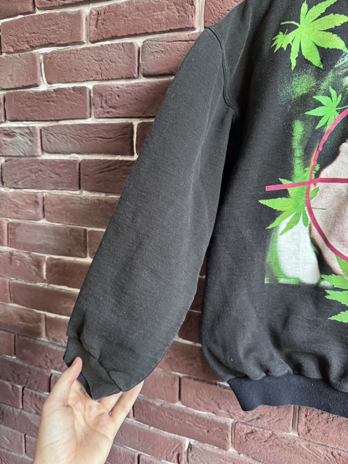 Band Tees Rare 2Pac Marijuana 00s Vintage Rap Band Sweatshirt Tupac y2 Size US L / EU 52-54 / 3 - 4 Thumbnail