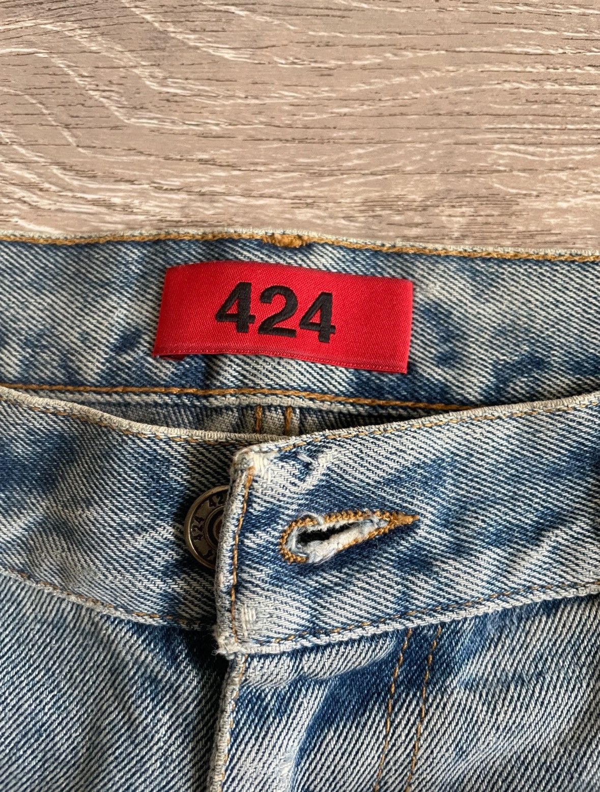 424 424 fw23 denim ripped jeans Size US 34 / EU 50 - 5 Thumbnail