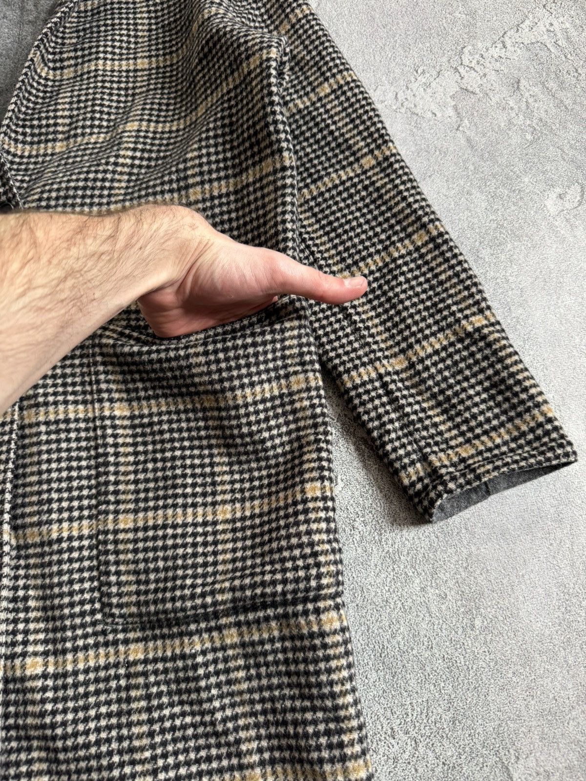 Allsaints Allsaints XS Anya Aurora Coat 🧥 Chekered wool long jacket Size US XS / EU 42 / 0 - 11 Thumbnail