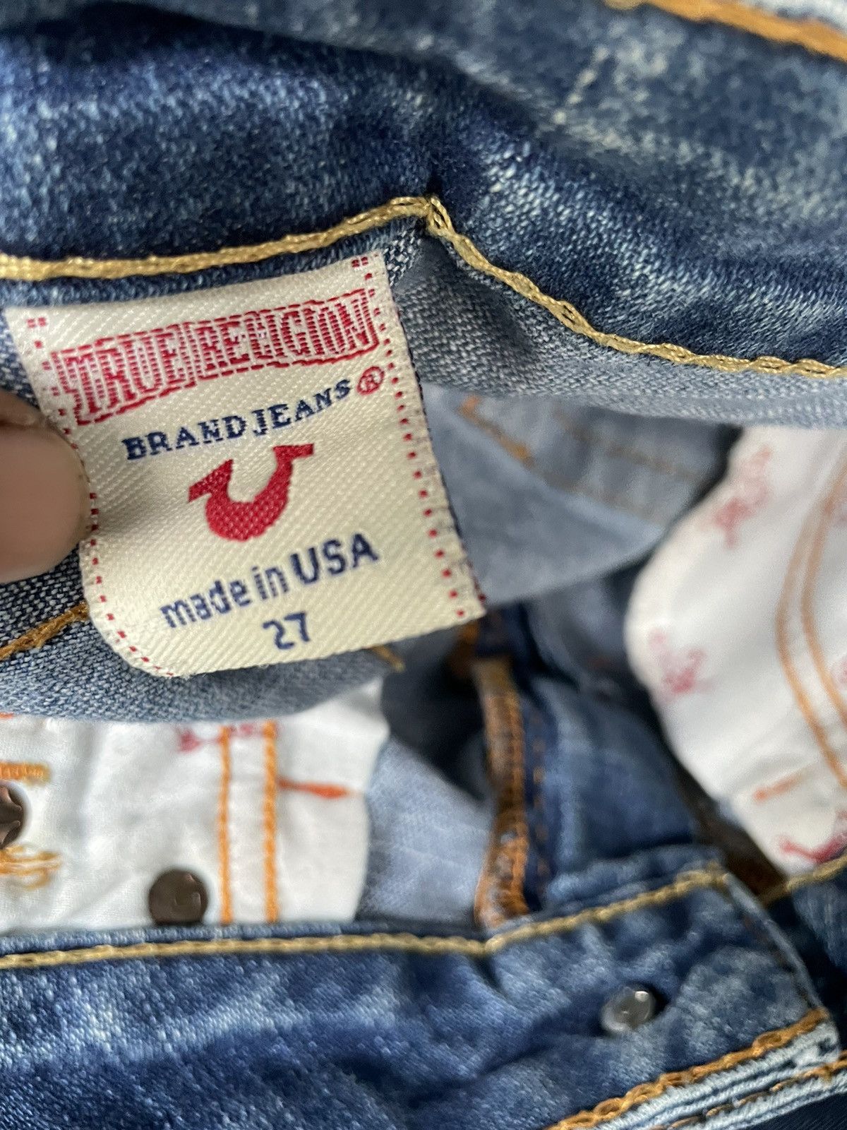 True Religion Vintage Y2K True Religion Flare Denim Jeans Size 31" - 21 Thumbnail
