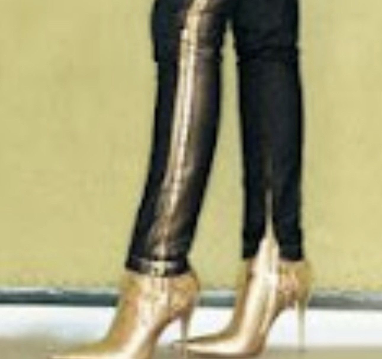 Other Denny Rose Metallic Gold Ankle Boots Size US 6 / IT 36 - 14 Thumbnail