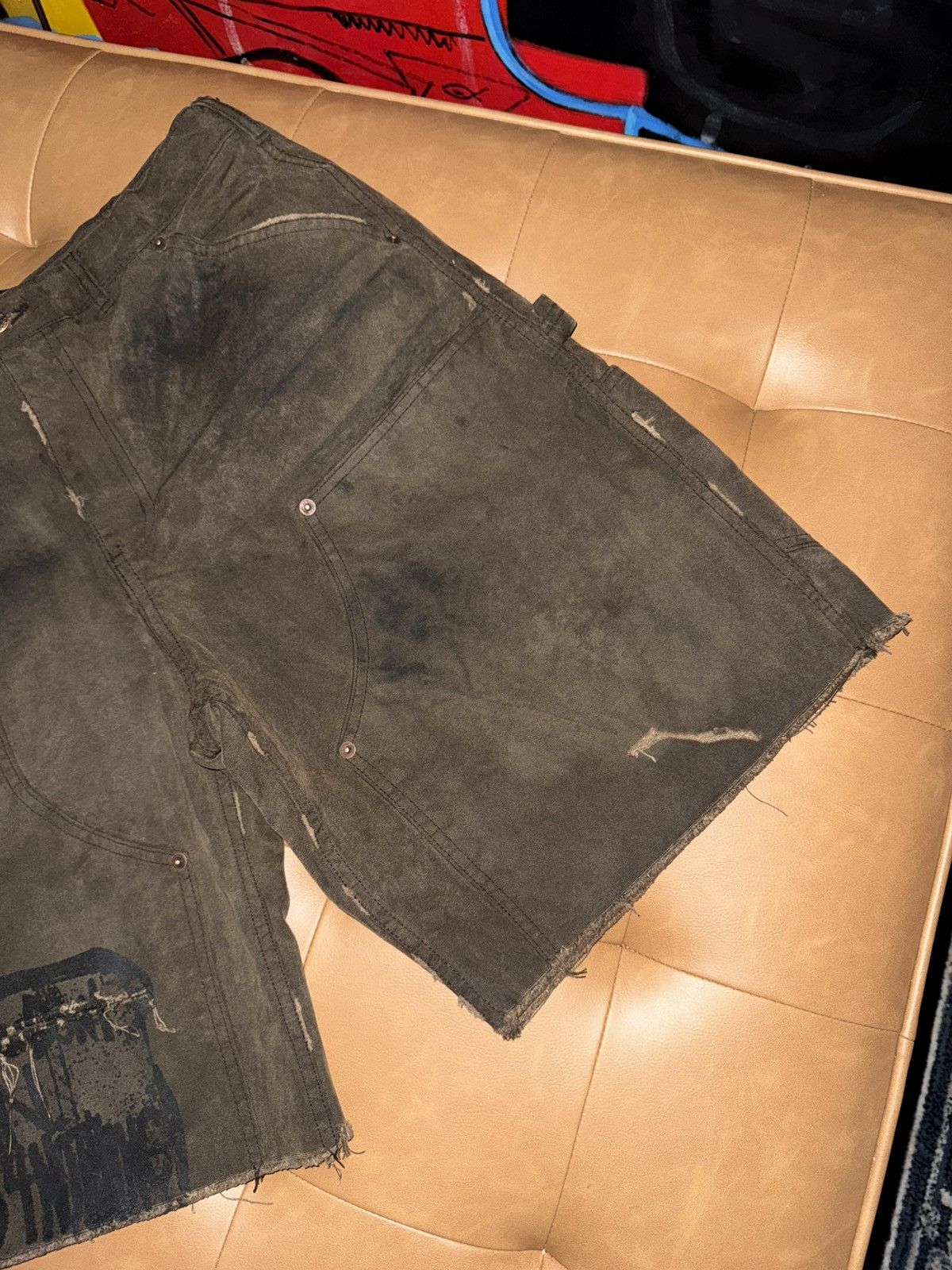 Paly Hollywood Sinned 4 nothing waxed canvas shorts Size US 34 / EU 50 - 3 Thumbnail
