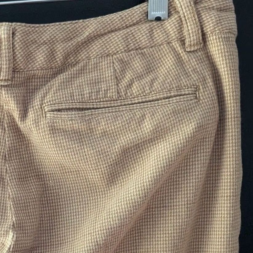 Ralph Lauren Lauren Ralph Lauren Adelle Straight Leg Pants Beige Womens 14 Houndstooth Size 36" / US 14 / IT 50 - 4 Thumbnail