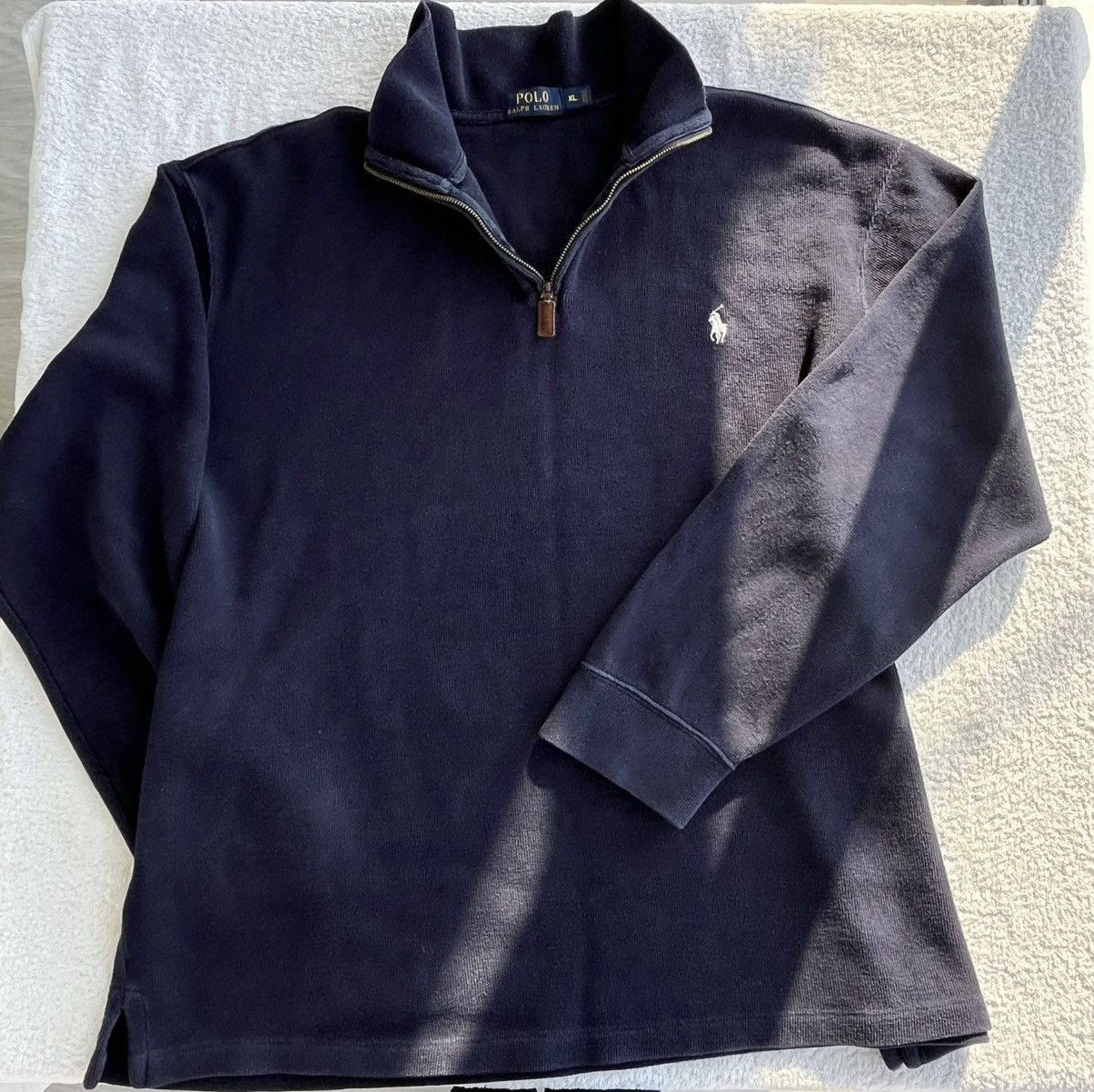 Polo Ralph Lauren Vintage POLO Ralph Lauren 1/4 zip sweater Size US XL / EU 56 / 4 - 1 Thumbnail