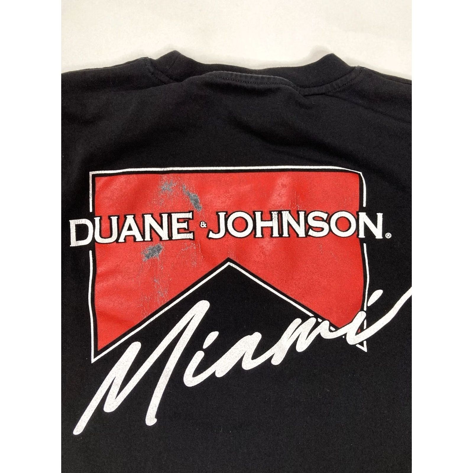 Vintage Duane & Johnson Miami Racing Graphic T-shirt Men Large Oversized Short Sleeve Size US L / EU 52-54 / 3 - 2 Thumbnail