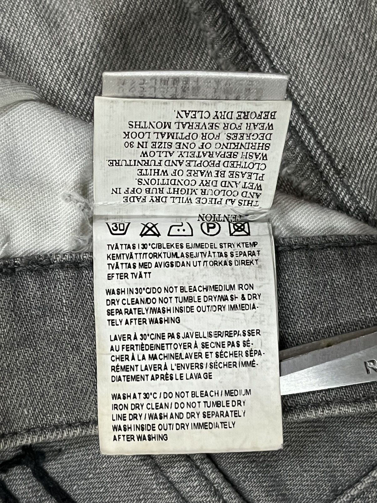 Acne Studios Acne Studios Max Tarnish Leather Patches Paint Splat Jeans Size US 29 - 17 Thumbnail
