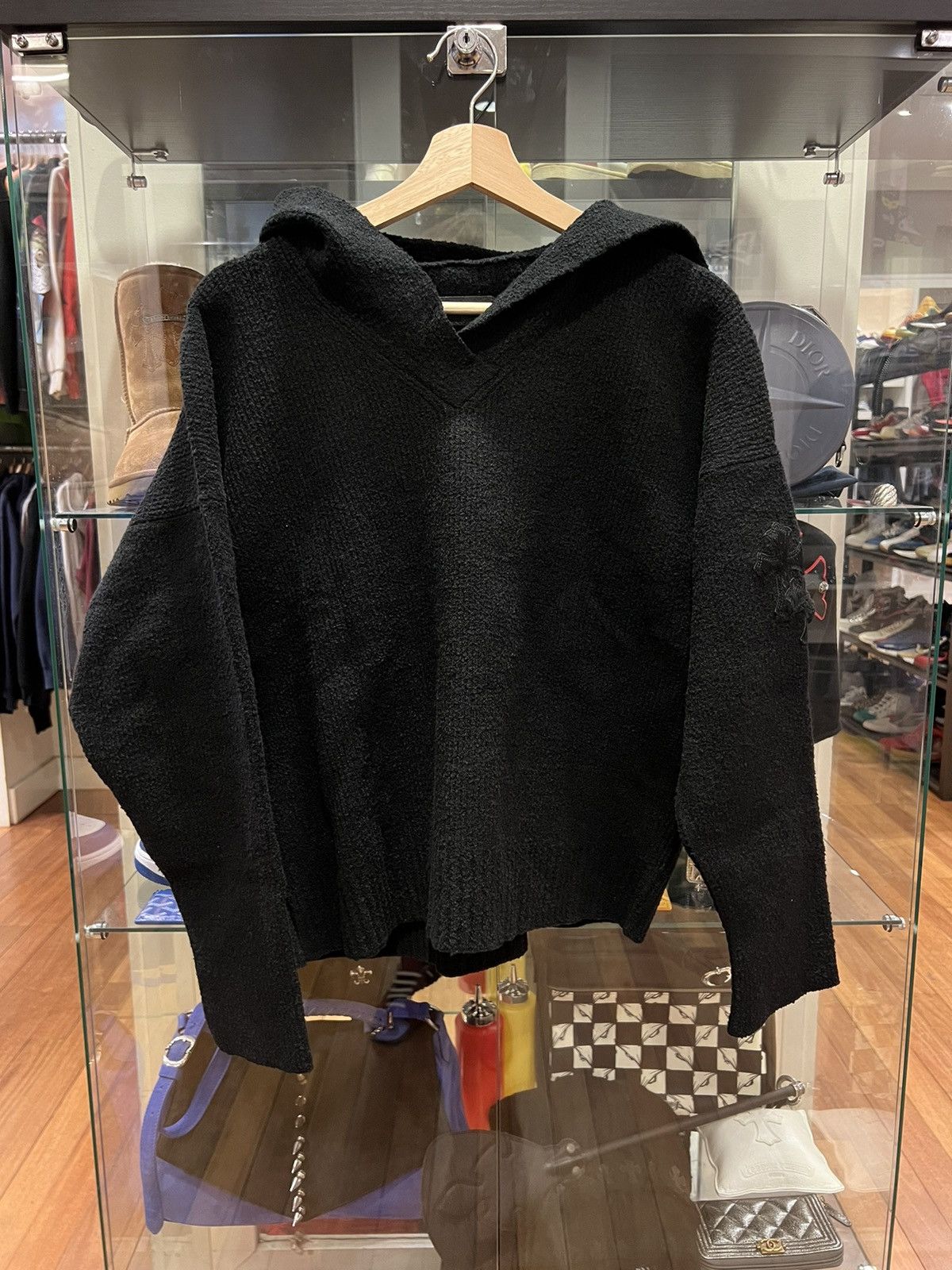 Chrome Hearts Chrome Hearts Sleep With Fishes Cross Patch Sweatshirt Size US S / EU 44-46 / 1 - 2 Thumbnail