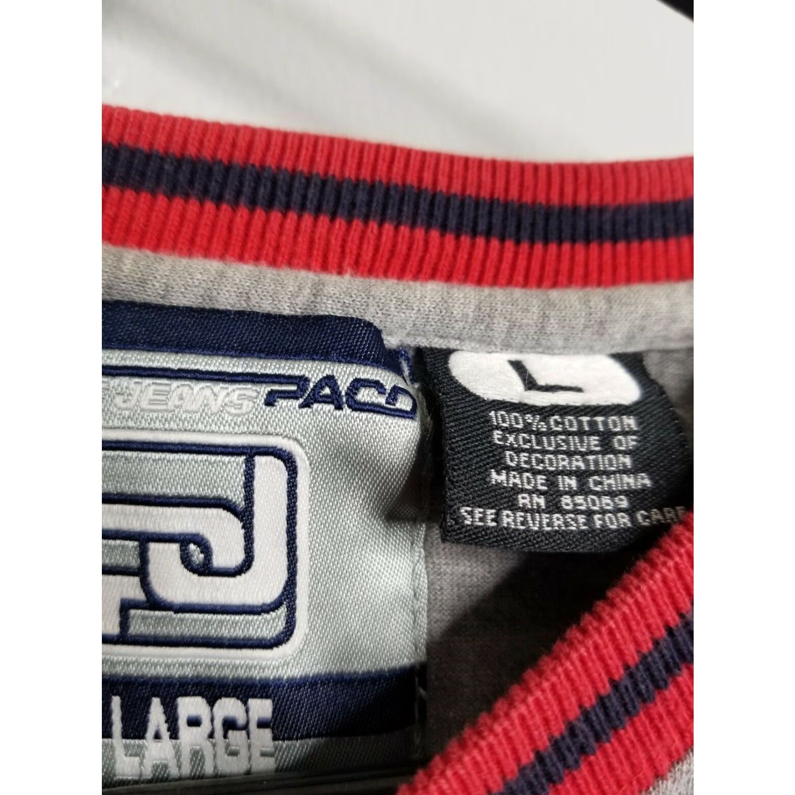 Vintage VINTAGE Paco Jeans Ivy League Brooklyn L/S Shirt Mens Large Gray Cotton Blend Logo Hip Hop Urban 90s Graphic Tee Size US L / EU 52-54 / 3 - 5 Thumbnail