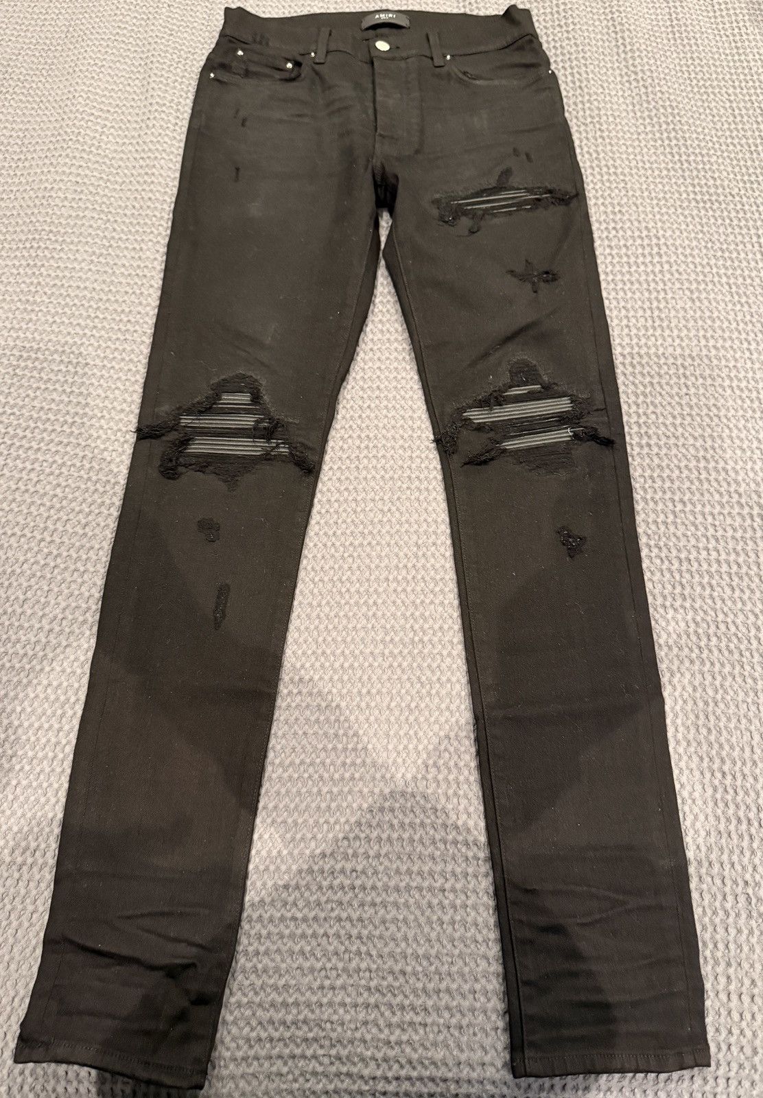 Amiri Amiri Jeans Black MX1 Size US 31 - 1 Thumbnail