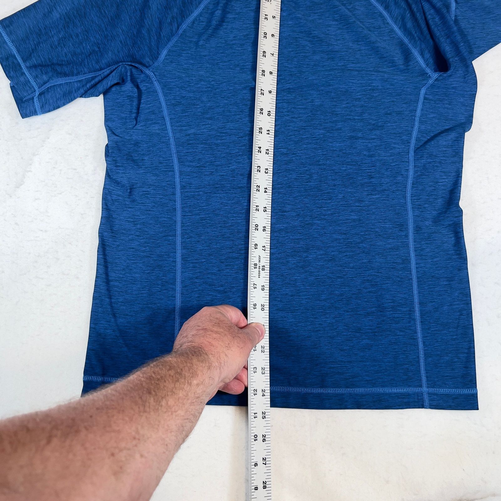 Lands' End Lands' End Workout Shirt Men Small Blue Wicking Quik Dry Jog Size US S / EU 44-46 / 1 - 6 Thumbnail