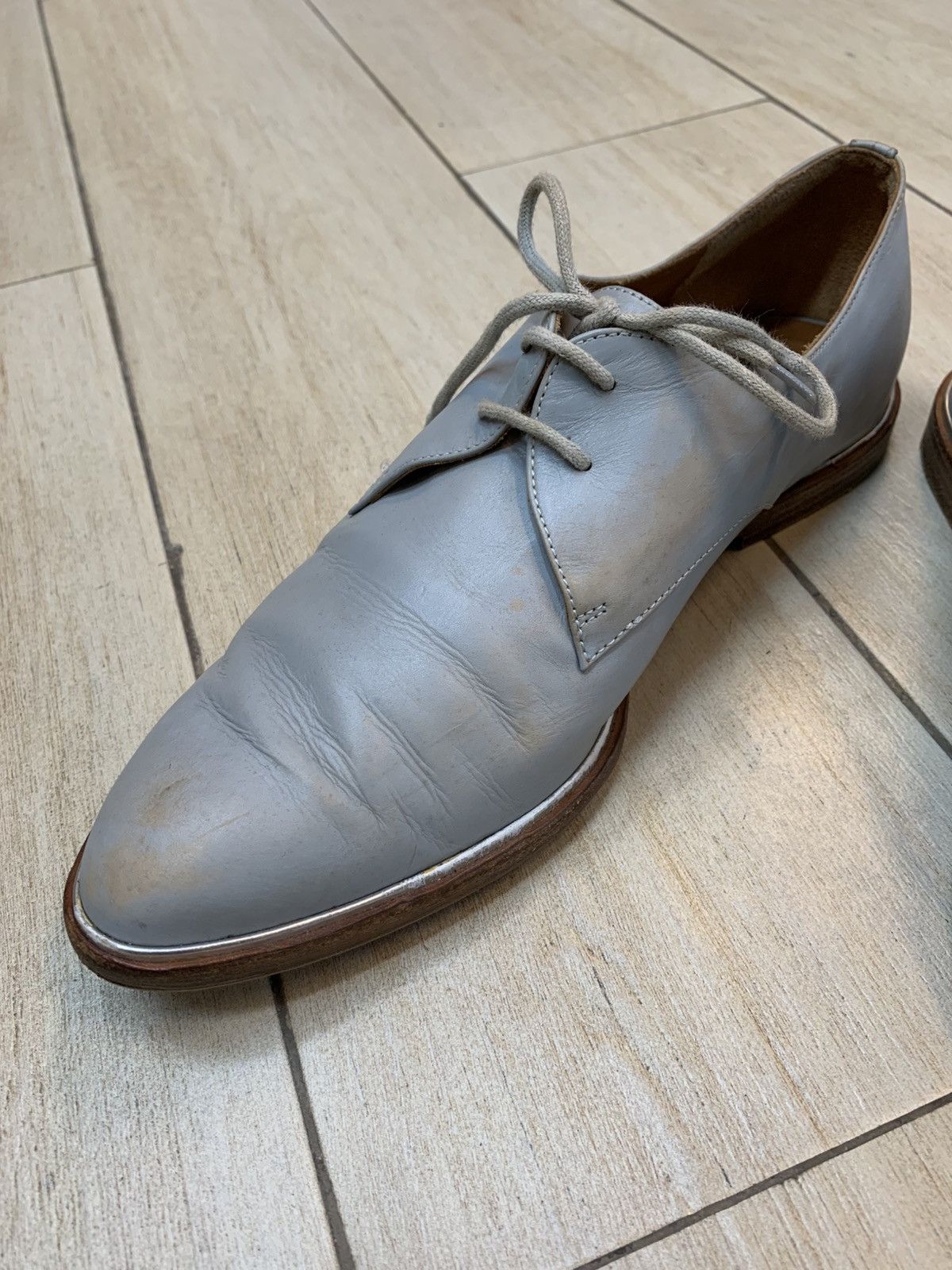 Veronique Branquinho Veronique Branquinho Leather Derby Shoes Size US 7 / EU 40 - 4 Thumbnail