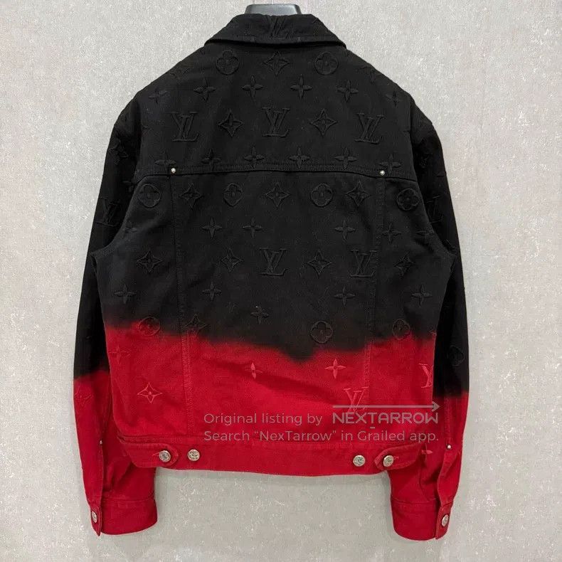 Louis Vuitton Louis Vuitton Black and red rendered embroidered presbyopi Size US M / EU 48-50 / 2 - 3 Thumbnail