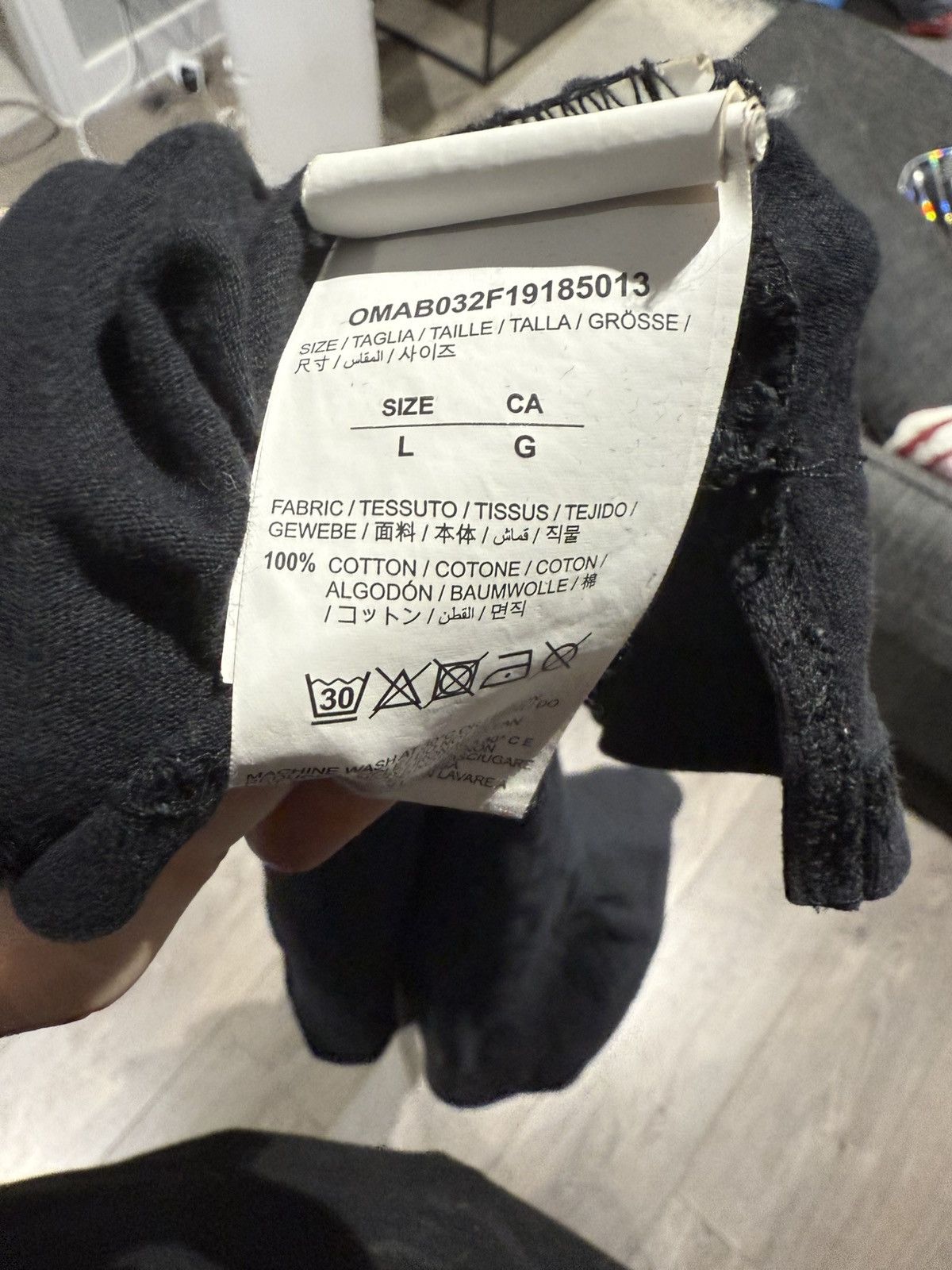 Off-White OFFWHITE FW2019 INDUSTRIAL PRINTED/RUINED FACTORY SWEATER Size US XL / EU 56 / 4 - 9 Thumbnail