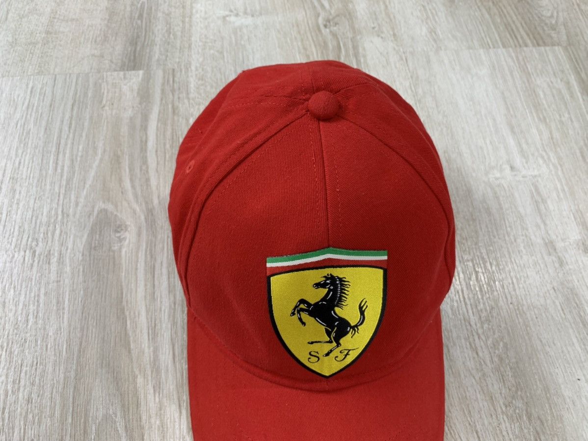 Vintage Mens cap Ferrari Size ONE SIZE - 3 Thumbnail
