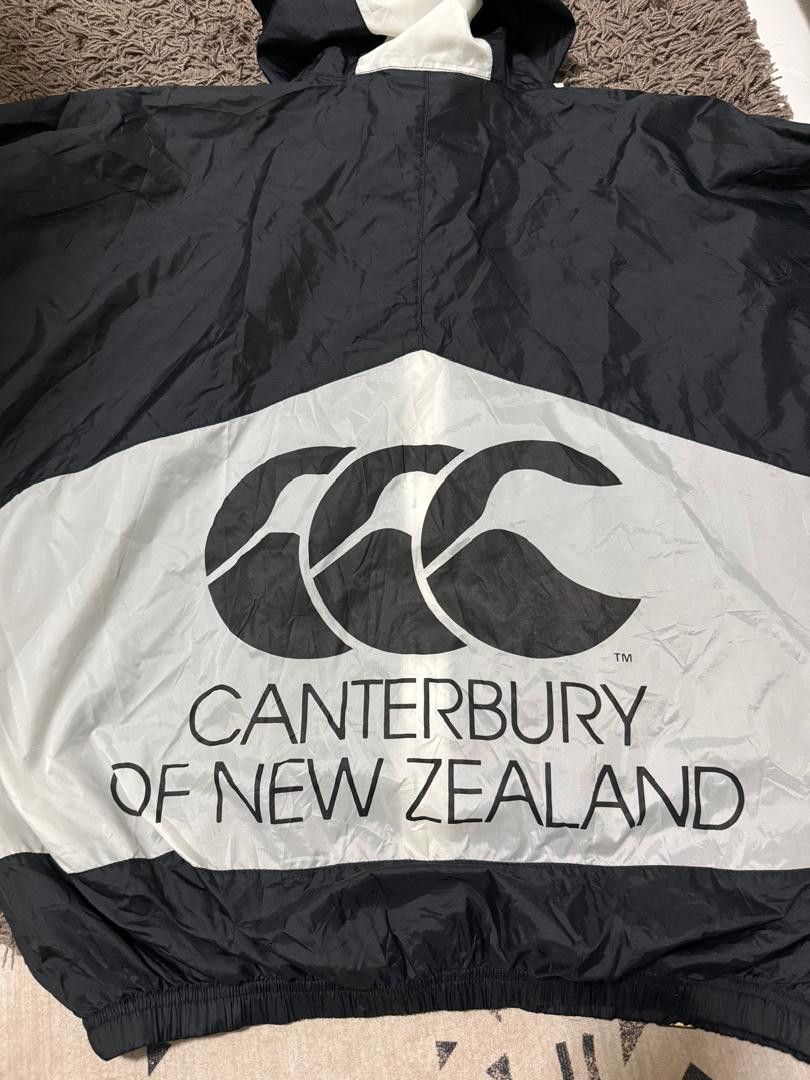 All Blacks × Canterbury of New Zealand × Vintage Canterbury All Black Windbreaker Big Logo ( big size ) Size US M / EU 48-50 / 2 - 3 Thumbnail