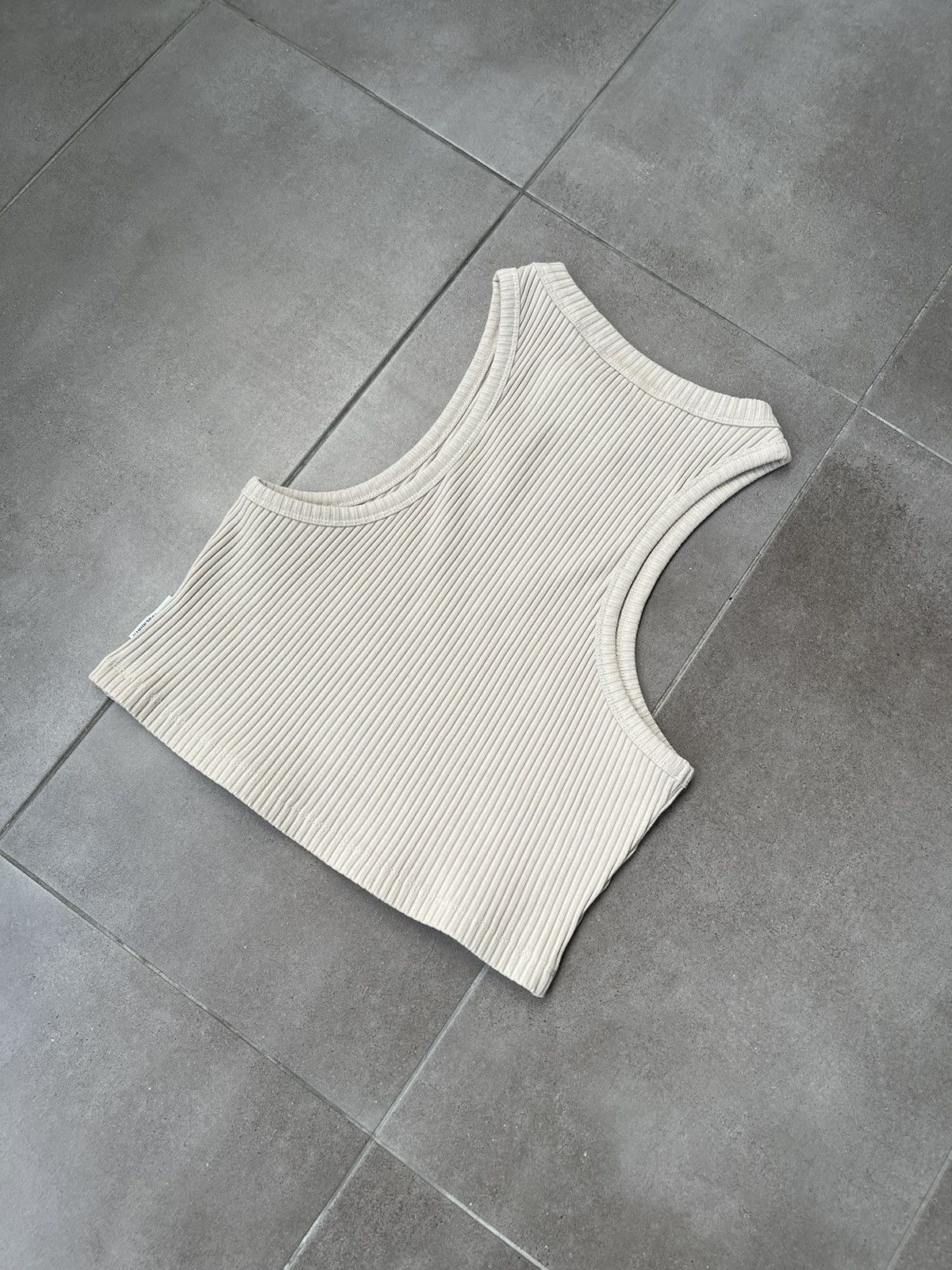Han Kjobenhavn !DS! SS23 Han Kjobenhavn Cropped Racer Beige Top Size M / US 6-8 / IT 42-44 - 9 Thumbnail