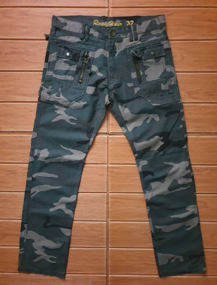Japanese Brand Rush hour Japanese brand camouflage pant Size US 33 - 1 Thumbnail