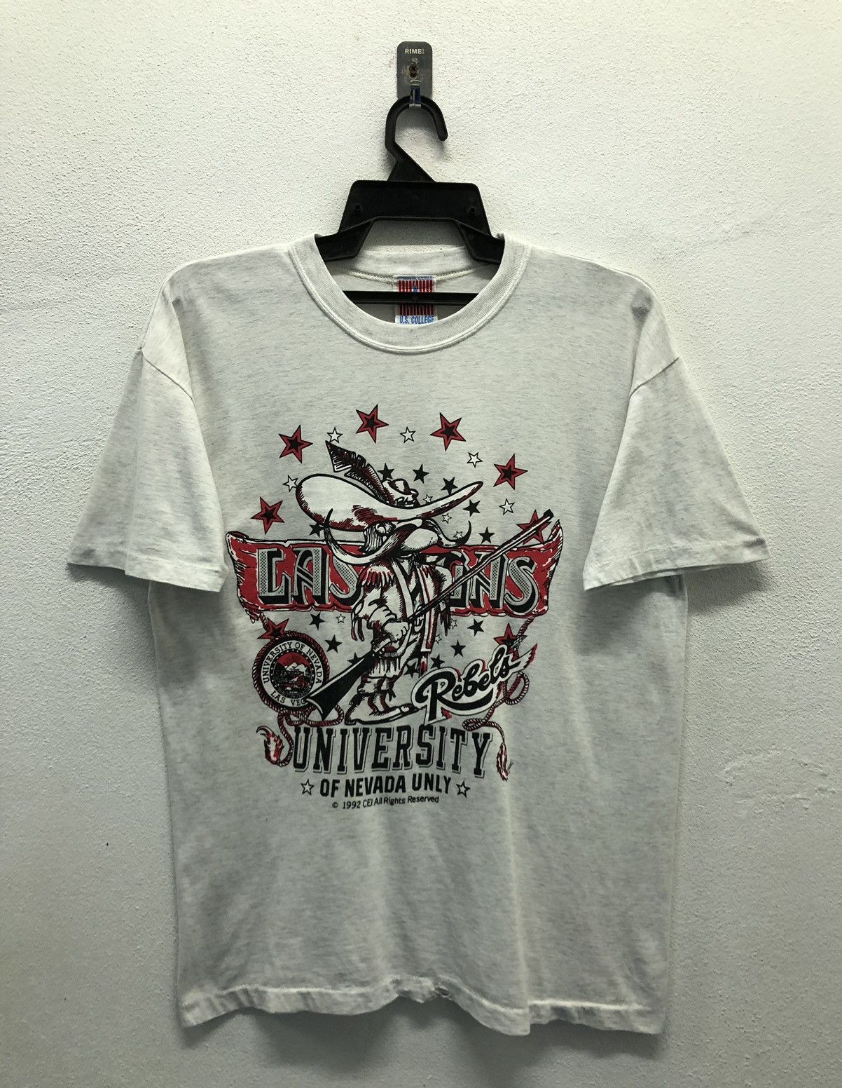 Vintage Vintage 1992 University Of Nevada Las Vegas T-Shirt Size US M / EU 48-50 / 2 - 1 Thumbnail