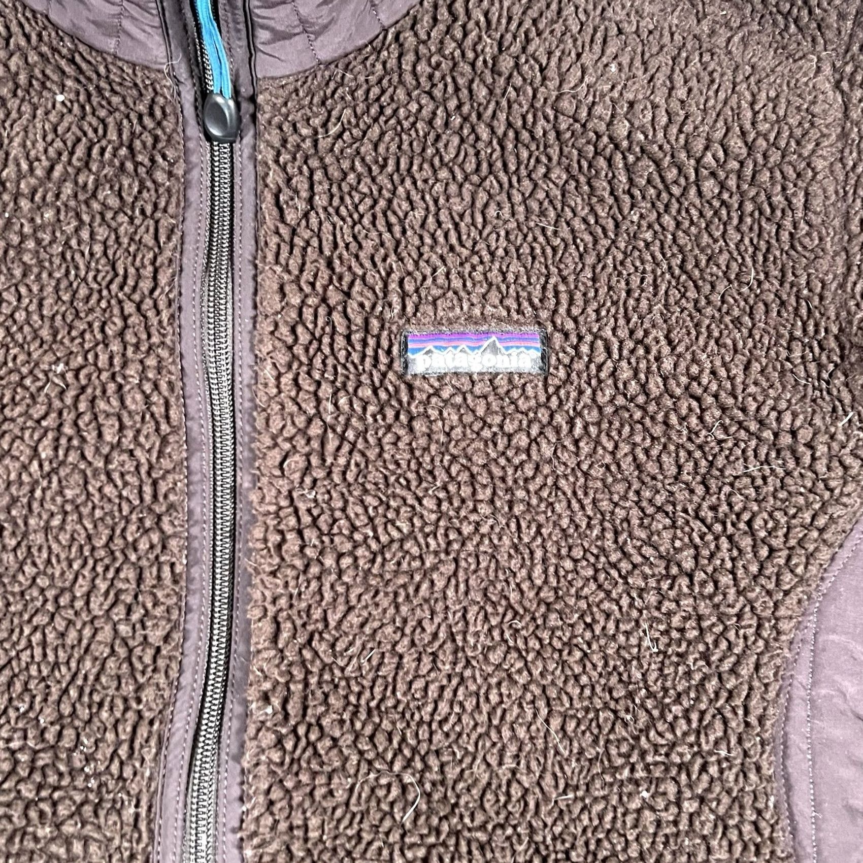 Patagonia VINTAGE Patagonia Synchilla Retro-X Jacket Womens Medium Espresso Brown Fleece Size M / US 6-8 / IT 42-44 - 2 Thumbnail