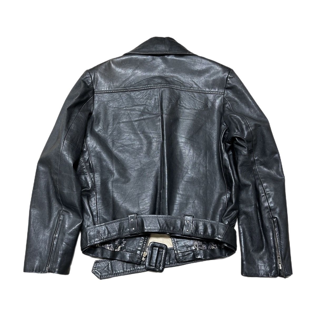 Vintage Vintage 1970s Moto Biker Leather Jacket Size US S / EU 44-46 / 1 - 2 Thumbnail