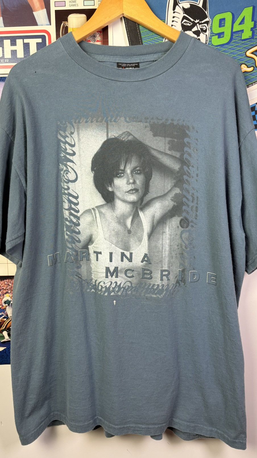 Giant Vintage 90s Martina McBride Evolution Tour Concert Eye Tee Size US XL / EU 56 / 4 - 1 Thumbnail