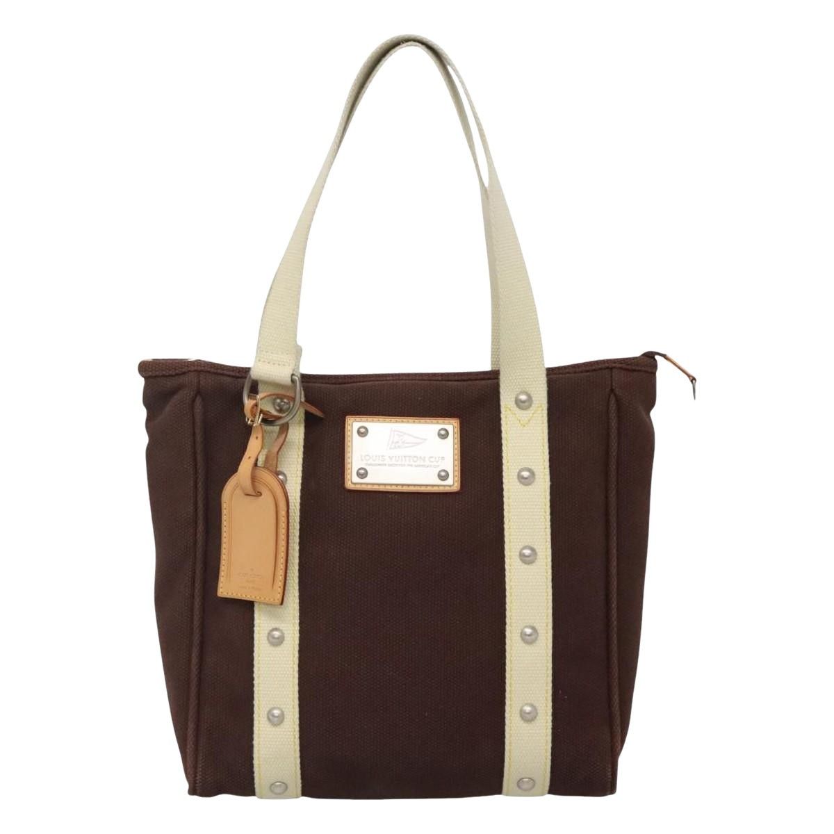 Louis Vuitton Antigua Brown Canvas Tote Bag (Pre-Owned) Size ONE SIZE - 1 Thumbnail