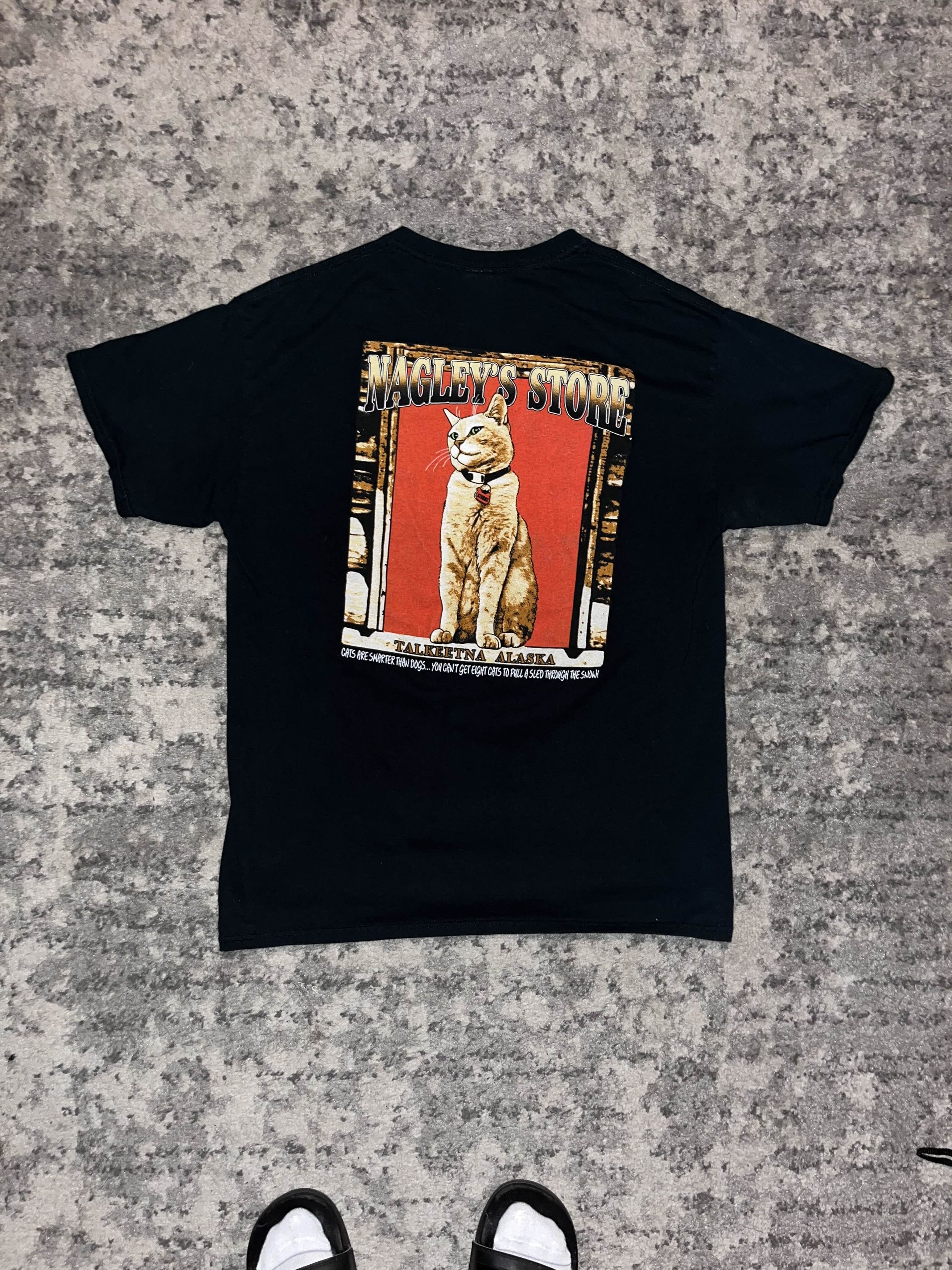 Gildan Cute & Funny 00s Talkeetna, Alaska Cat Shirt Size US L / EU 52-54 / 3 - 2 Thumbnail