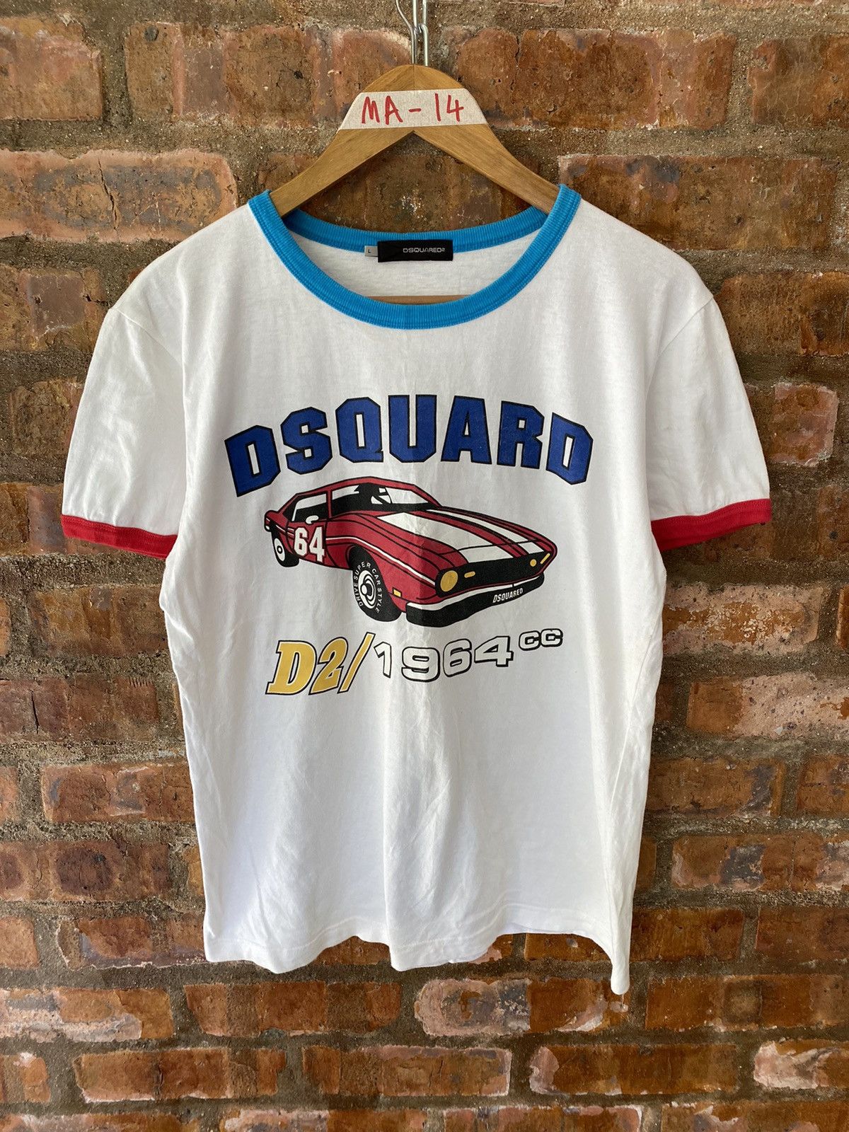 Dsquared2 SS09 Racing Mustang ring tee Size US M / EU 48-50 / 2 - 2 Thumbnail