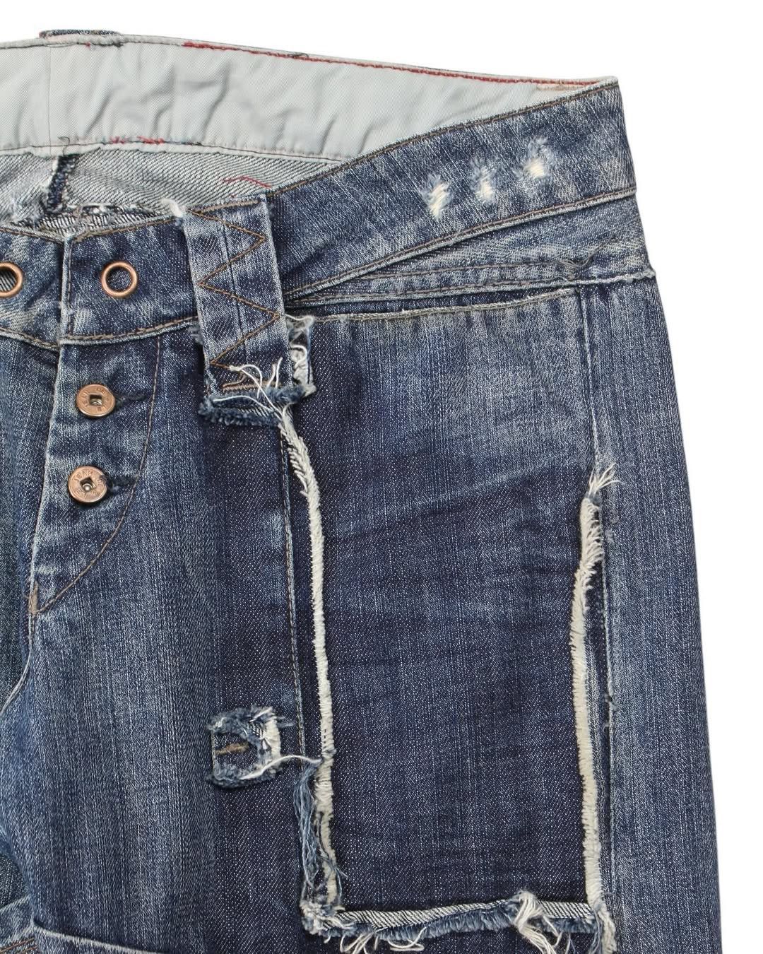 CLOSED × Marithe + Francois Girbaud SS2004 MARITHE FRANCOIS GIRBAUD CARGO JEANS Size US 27 - 6 Thumbnail
